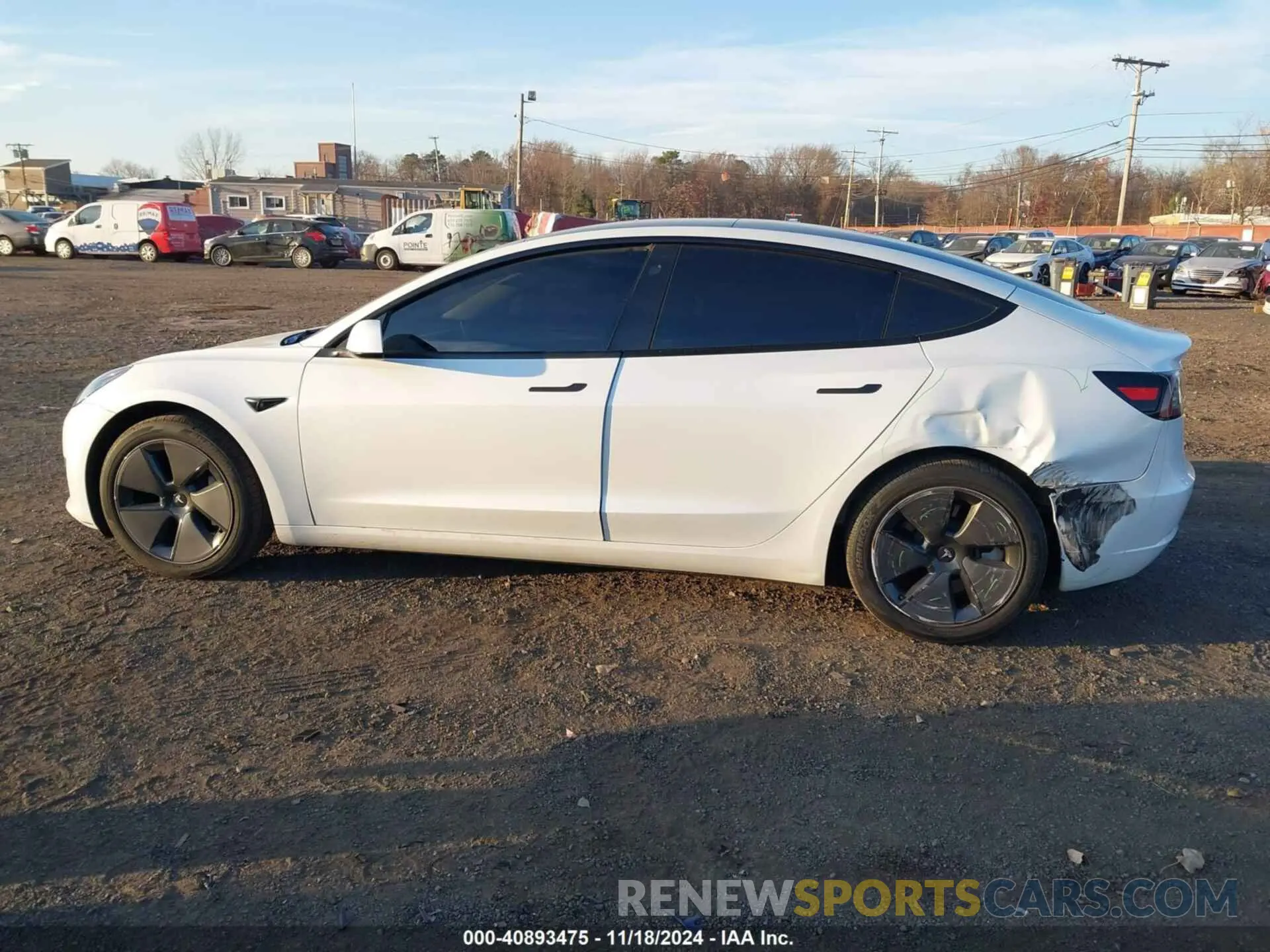 14 fotografías del automóvil dañado 5YJ3E1EB8PF604938 TESLA MODEL 3 2023