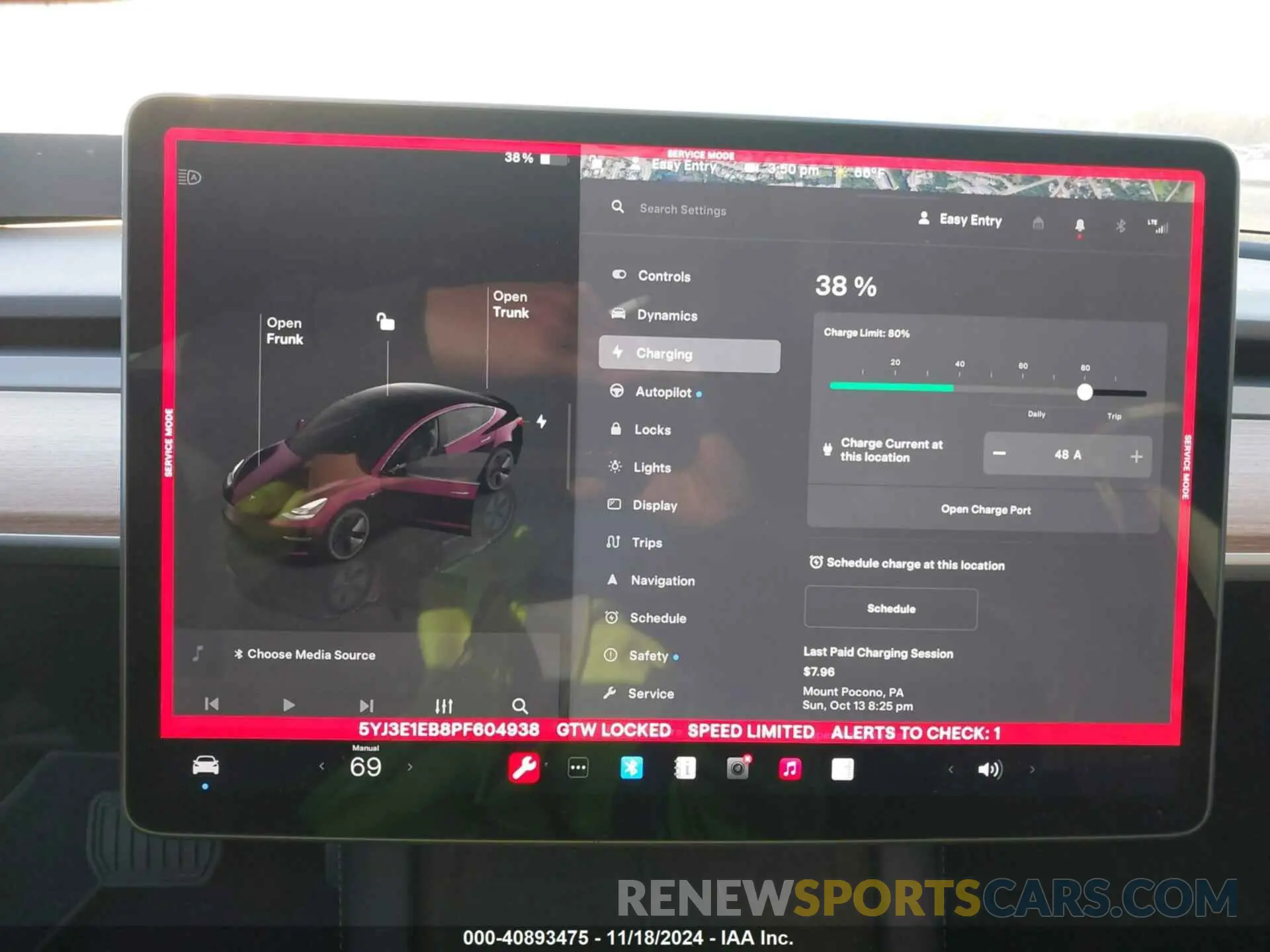 17 fotografías del automóvil dañado 5YJ3E1EB8PF604938 TESLA MODEL 3 2023