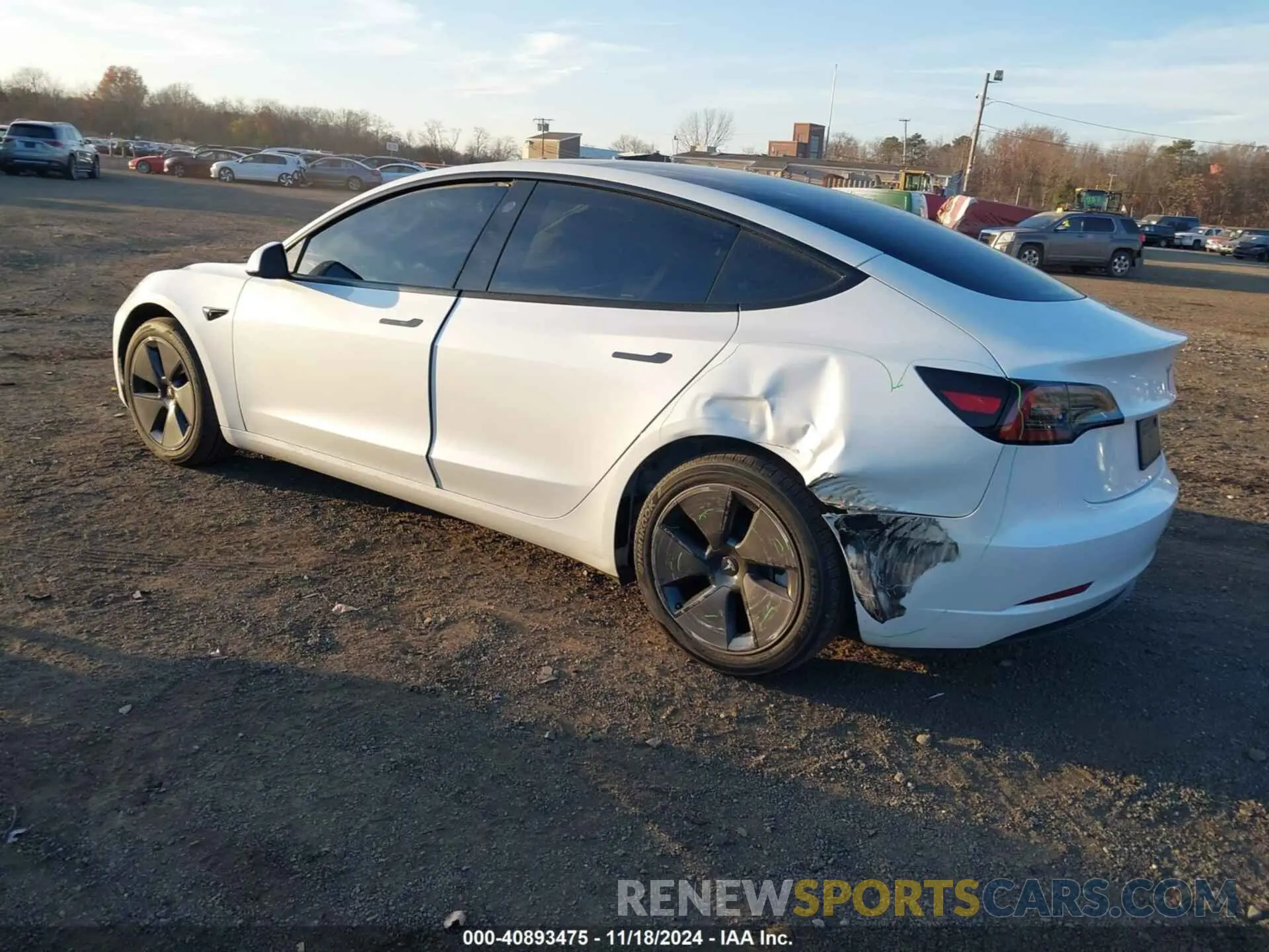 3 fotografías del automóvil dañado 5YJ3E1EB8PF604938 TESLA MODEL 3 2023