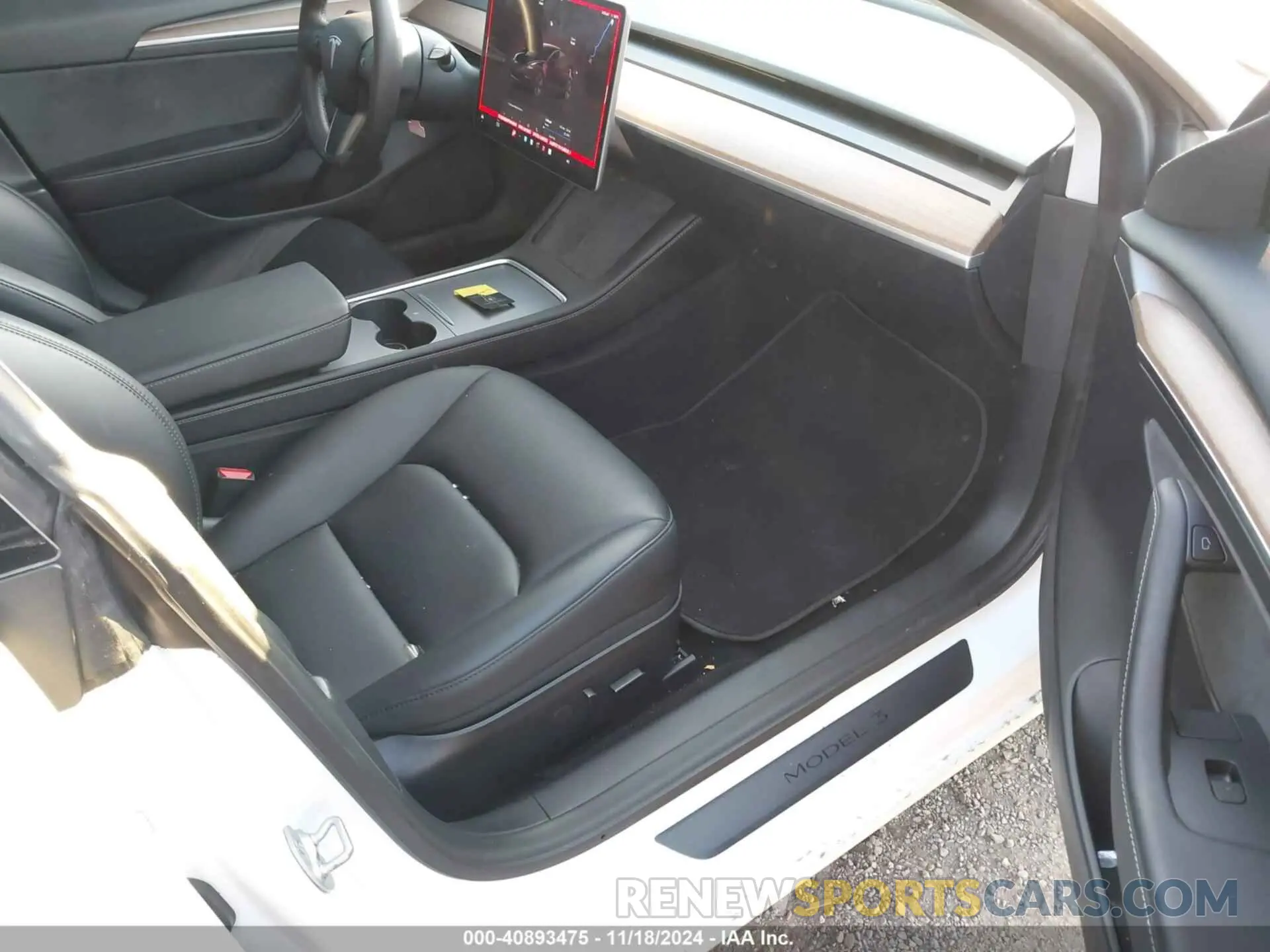 5 fotografías del automóvil dañado 5YJ3E1EB8PF604938 TESLA MODEL 3 2023