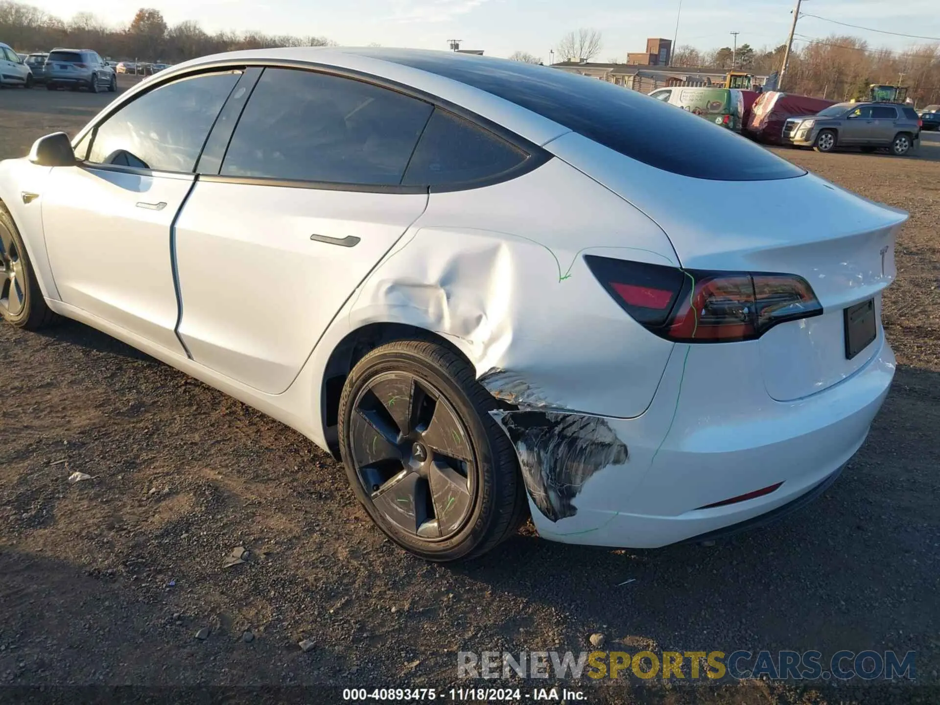 6 fotografías del automóvil dañado 5YJ3E1EB8PF604938 TESLA MODEL 3 2023