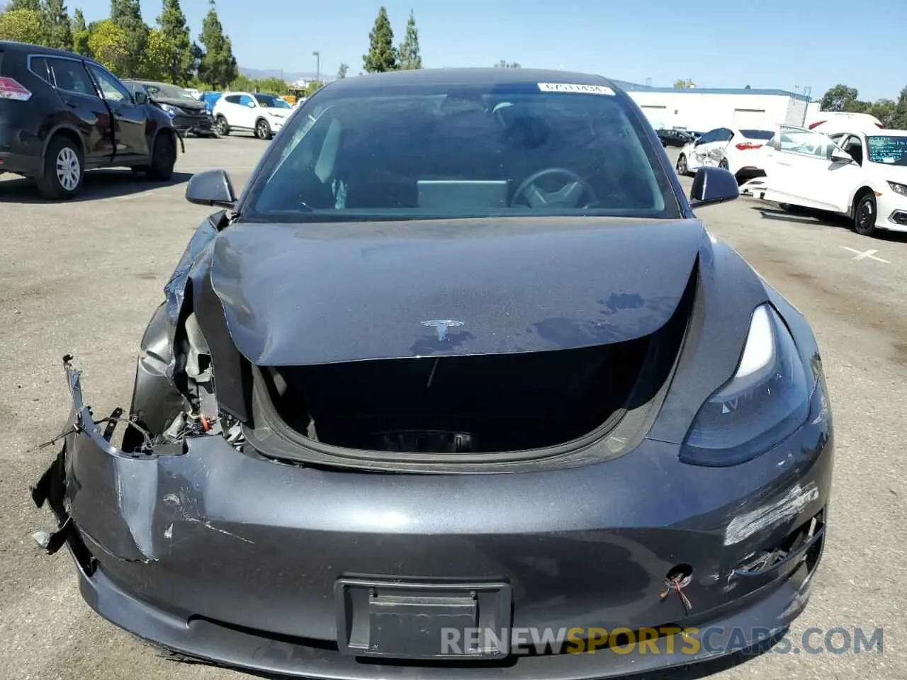 5 fotografías del automóvil dañado 5YJ3E1EB8PF623862 TESLA MODEL 3 2023