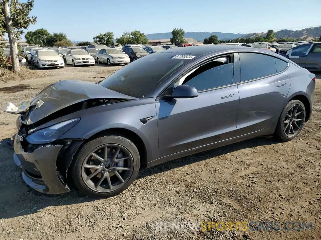 1 fotografías del automóvil dañado 5YJ3E1EB8PF634487 TESLA MODEL 3 2023