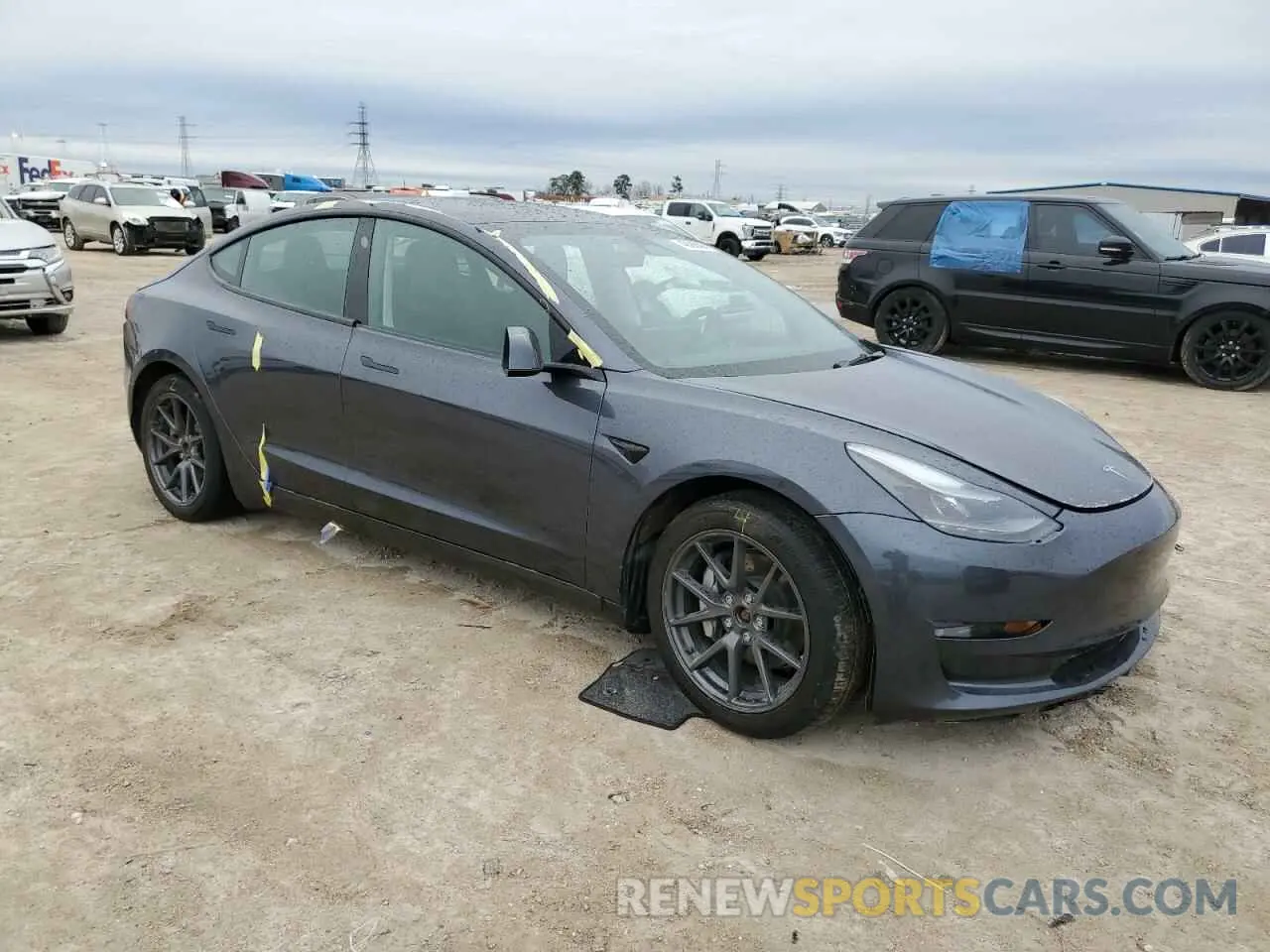 4 fotografías del automóvil dañado 5YJ3E1EB8PF685049 TESLA MODEL 3 2023