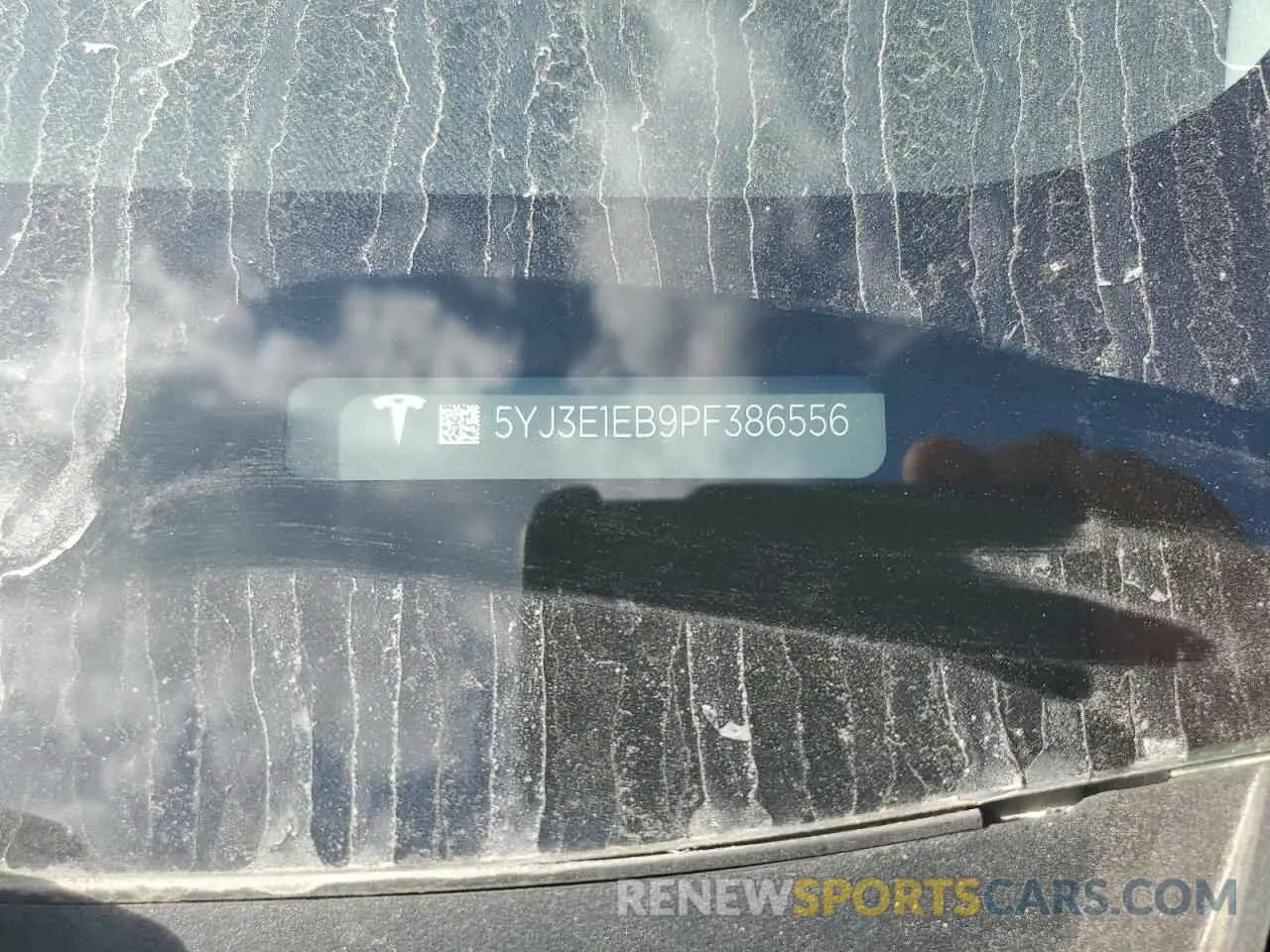 13 fotografías del automóvil dañado 5YJ3E1EB9PF386556 TESLA MODEL 3 2023