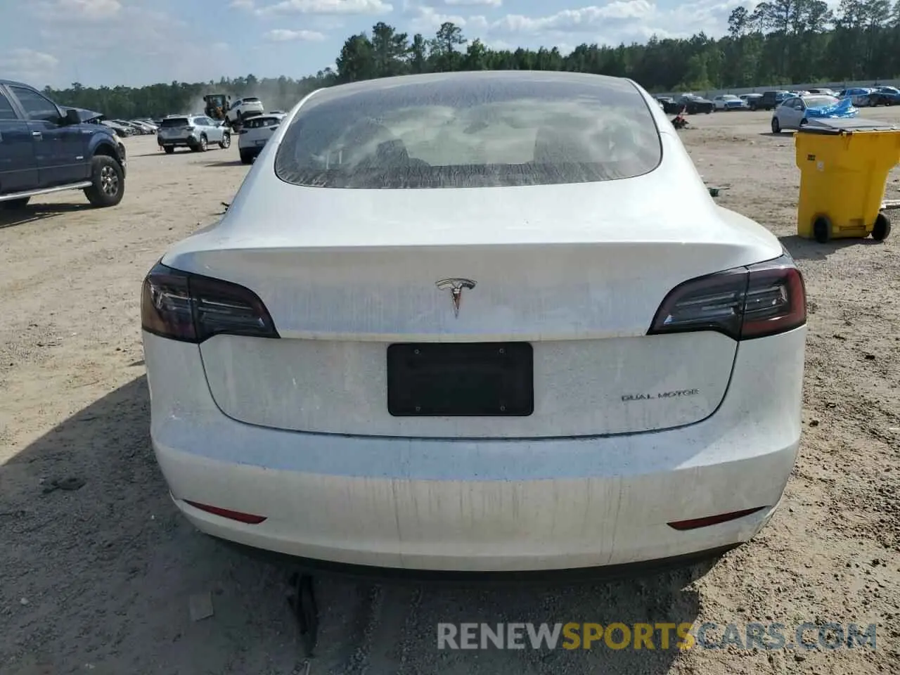 6 fotografías del automóvil dañado 5YJ3E1EB9PF386556 TESLA MODEL 3 2023