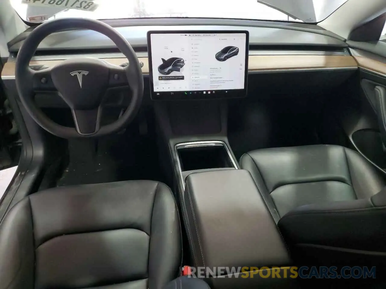 8 fotografías del automóvil dañado 5YJ3E1EB9PF392647 TESLA MODEL 3 2023