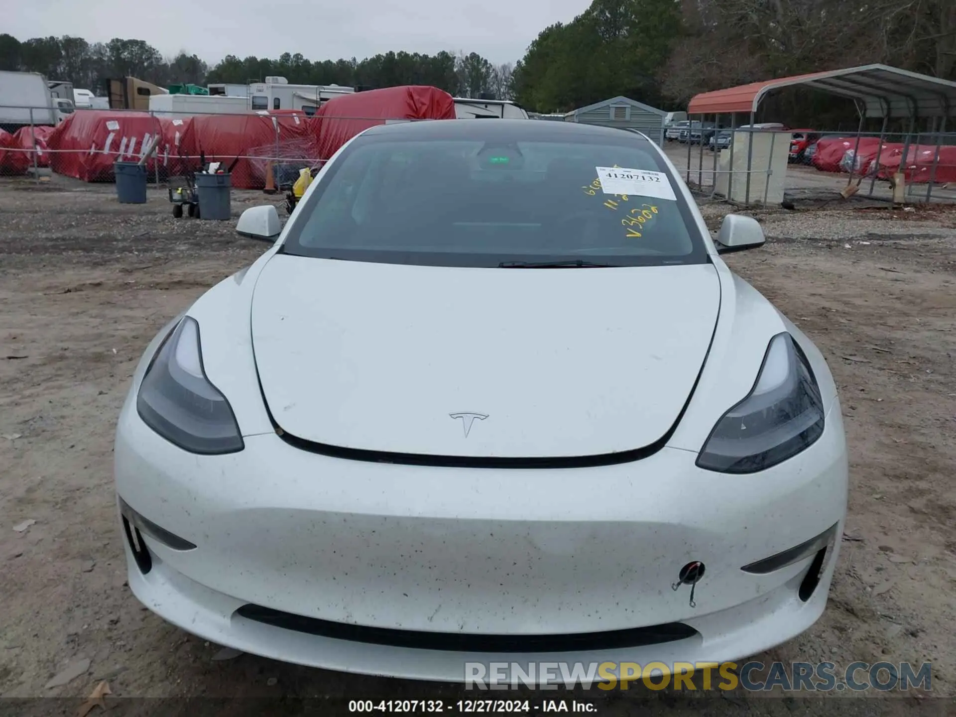 11 fotografías del automóvil dañado 5YJ3E1EB9PF393622 TESLA MODEL 3 2023
