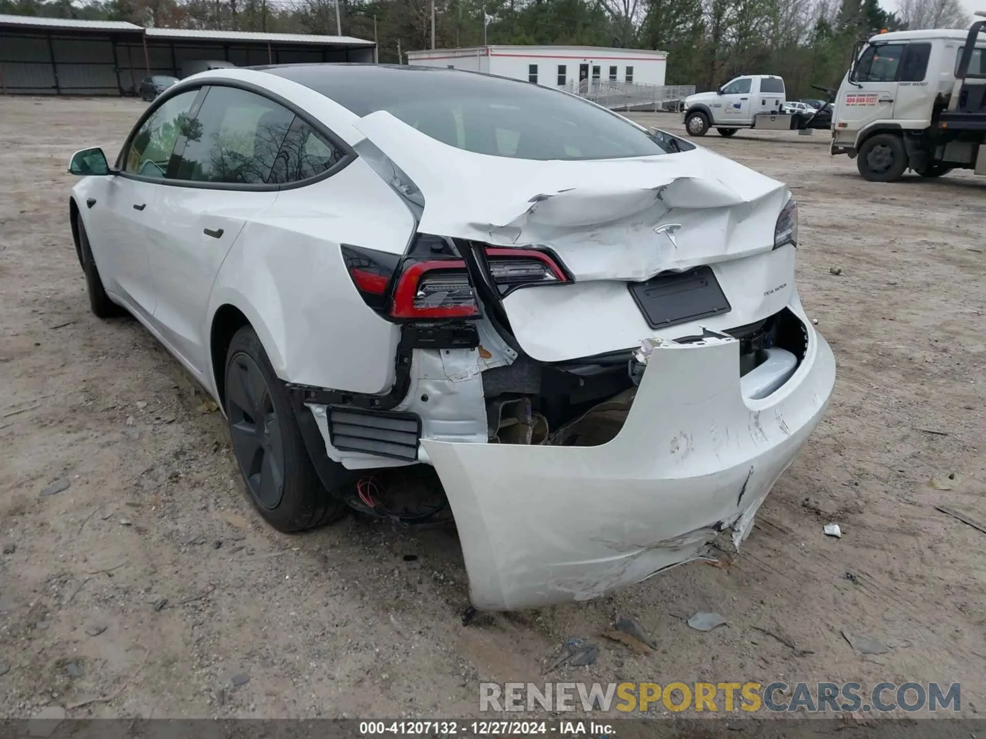 6 fotografías del automóvil dañado 5YJ3E1EB9PF393622 TESLA MODEL 3 2023