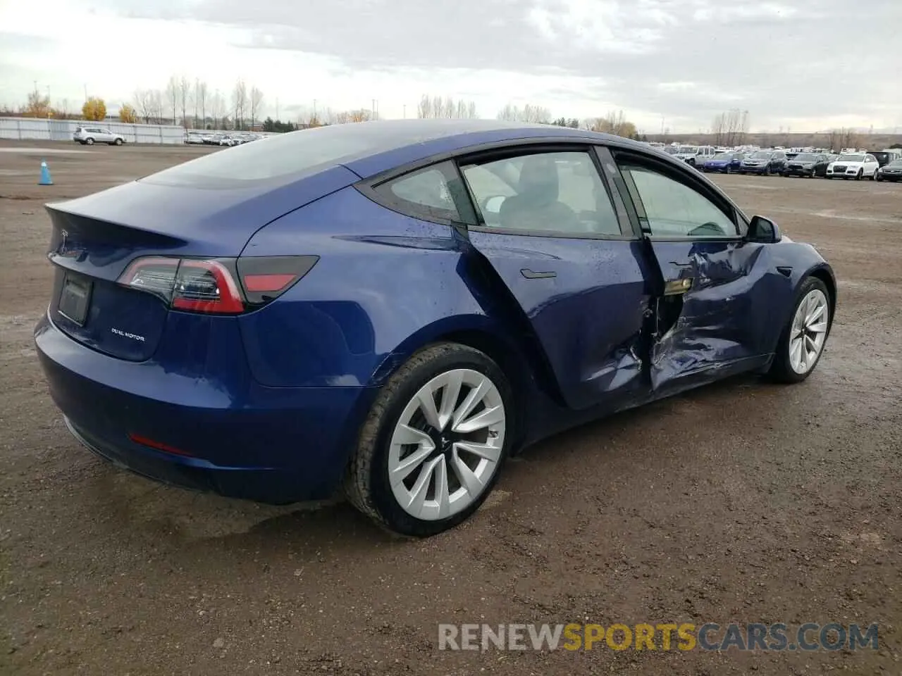 3 fotografías del automóvil dañado 5YJ3E1EB9PF416171 TESLA MODEL 3 2023