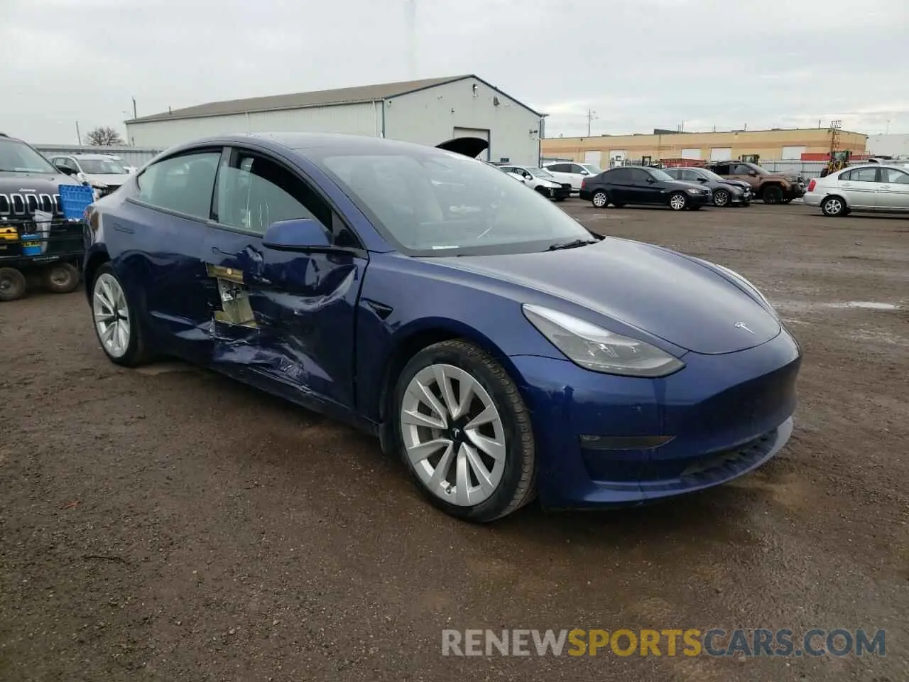 4 fotografías del automóvil dañado 5YJ3E1EB9PF416171 TESLA MODEL 3 2023