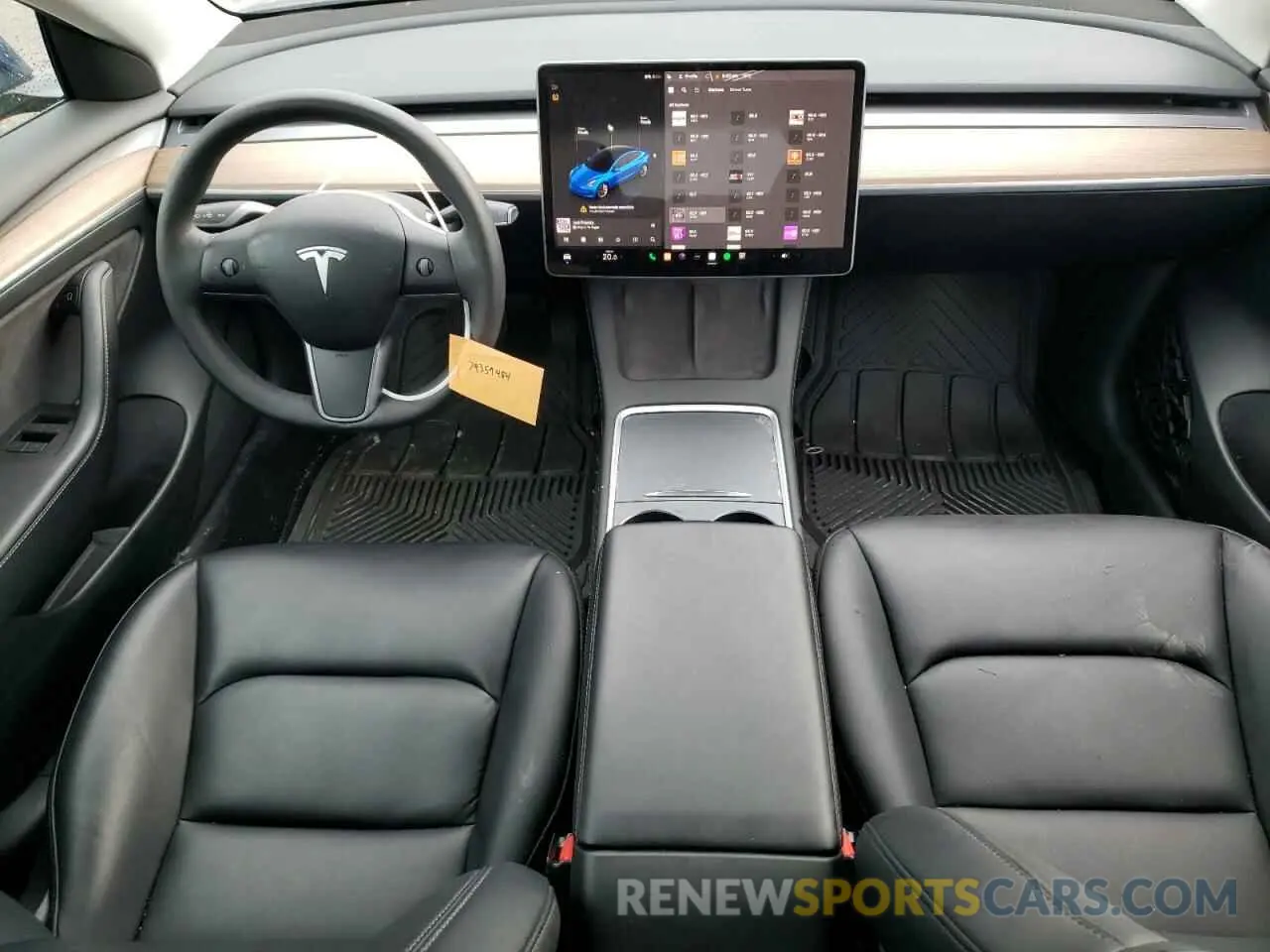 8 fotografías del automóvil dañado 5YJ3E1EB9PF416171 TESLA MODEL 3 2023