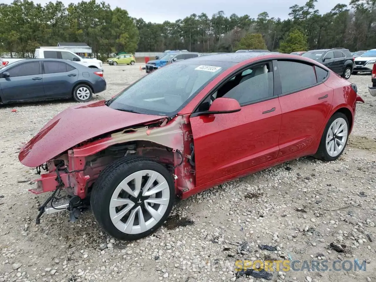 1 fotografías del automóvil dañado 5YJ3E1EB9PF471347 TESLA MODEL 3 2023