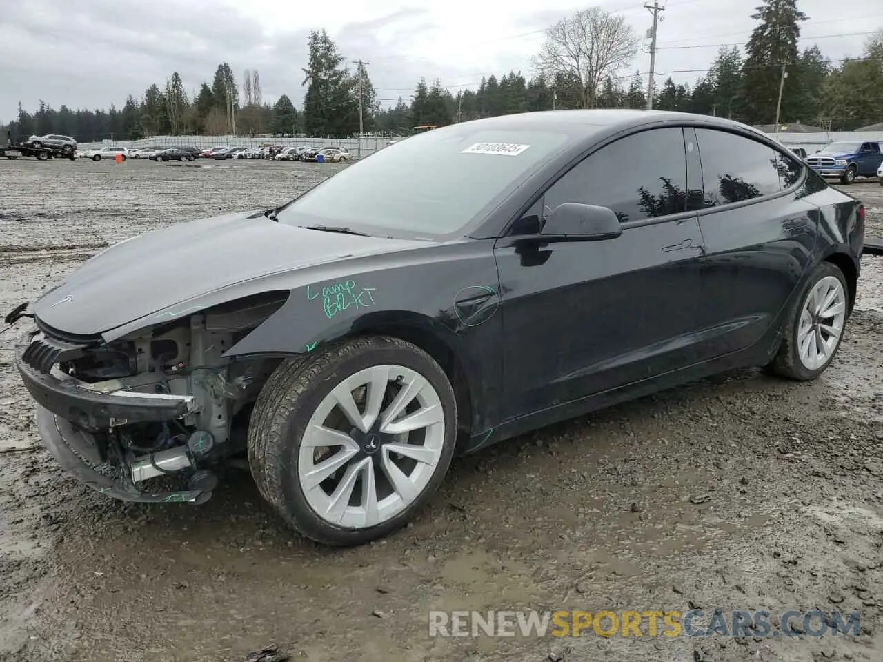 1 fotografías del automóvil dañado 5YJ3E1EB9PF607217 TESLA MODEL 3 2023
