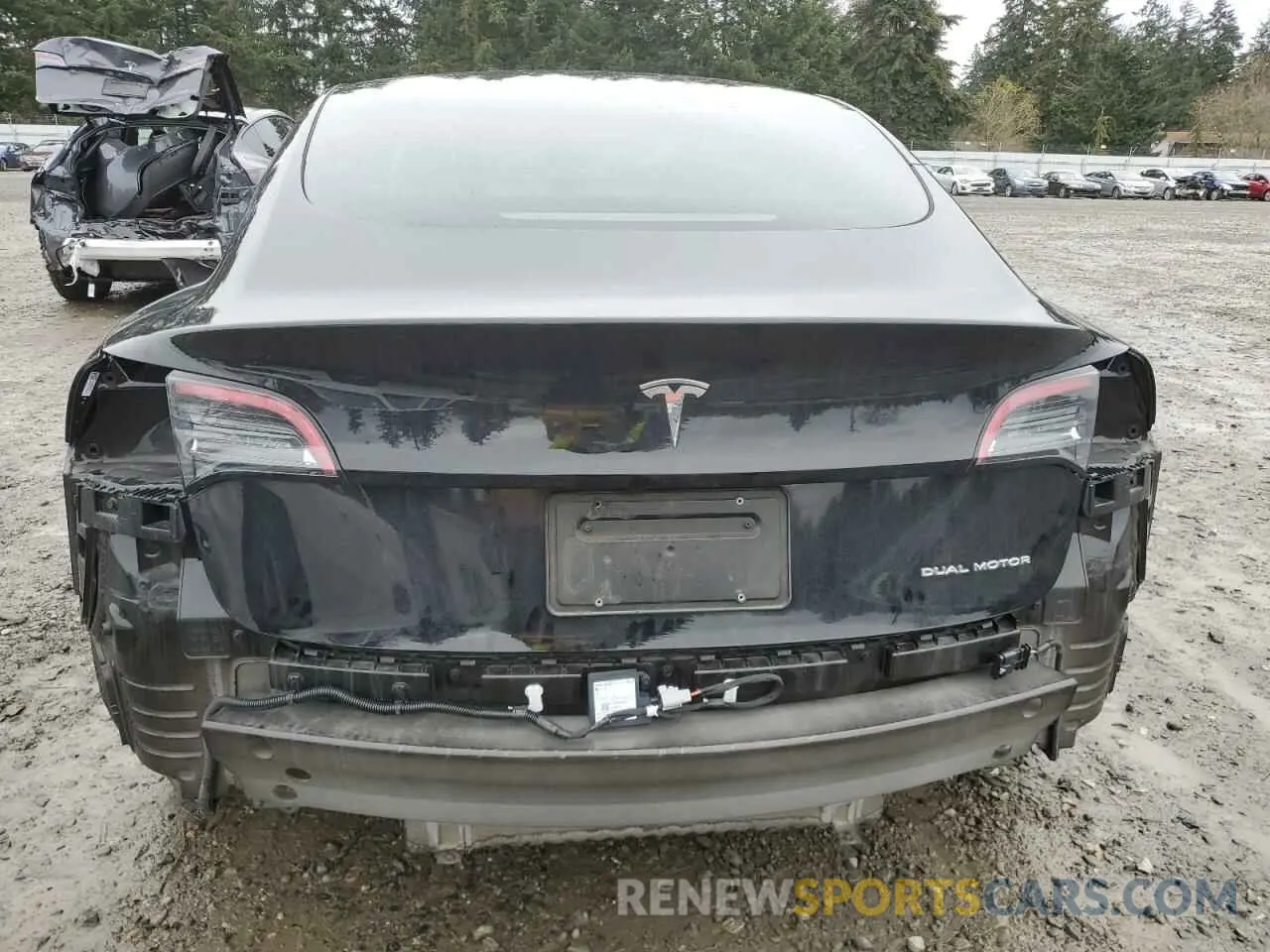 6 fotografías del automóvil dañado 5YJ3E1EB9PF607217 TESLA MODEL 3 2023