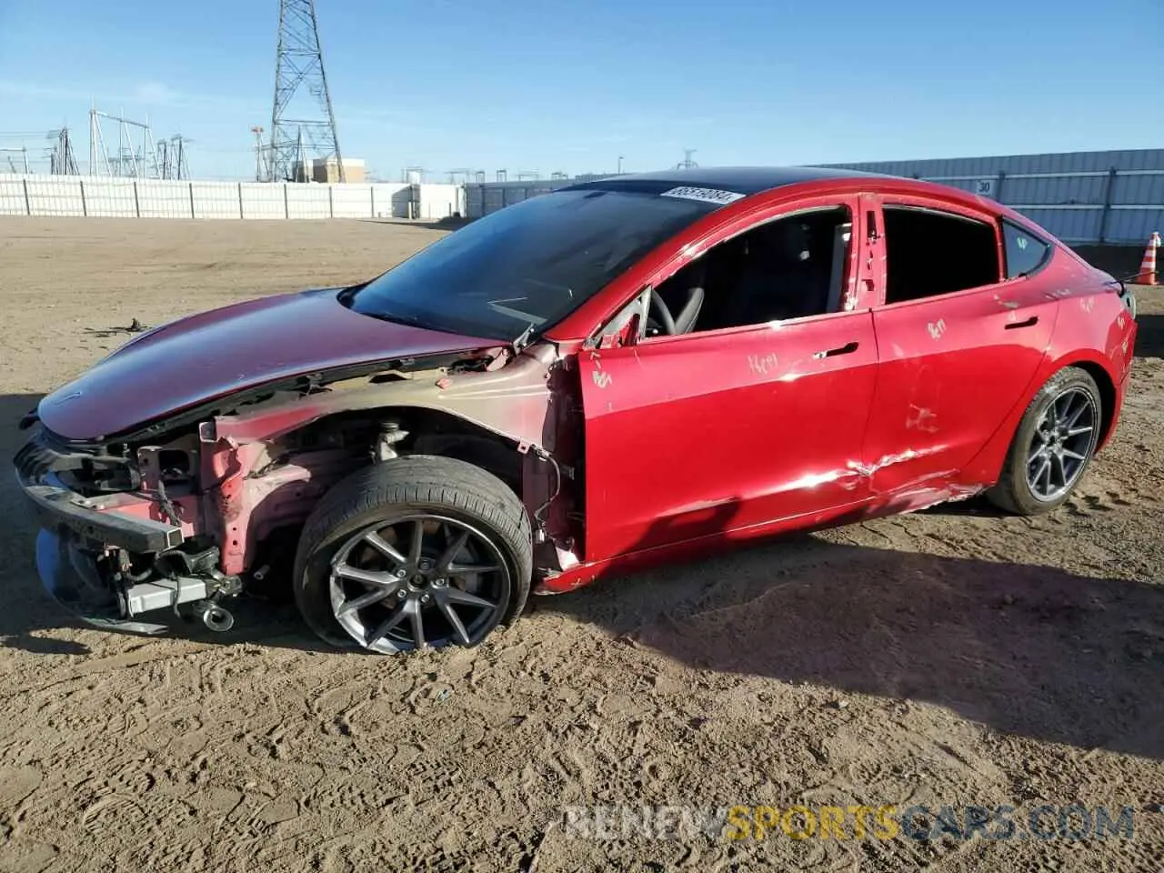 1 fotografías del automóvil dañado 5YJ3E1EB9PF610537 TESLA MODEL 3 2023