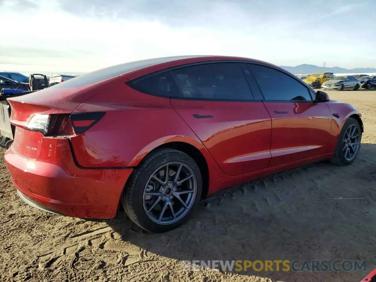3 fotografías del automóvil dañado 5YJ3E1EB9PF610537 TESLA MODEL 3 2023
