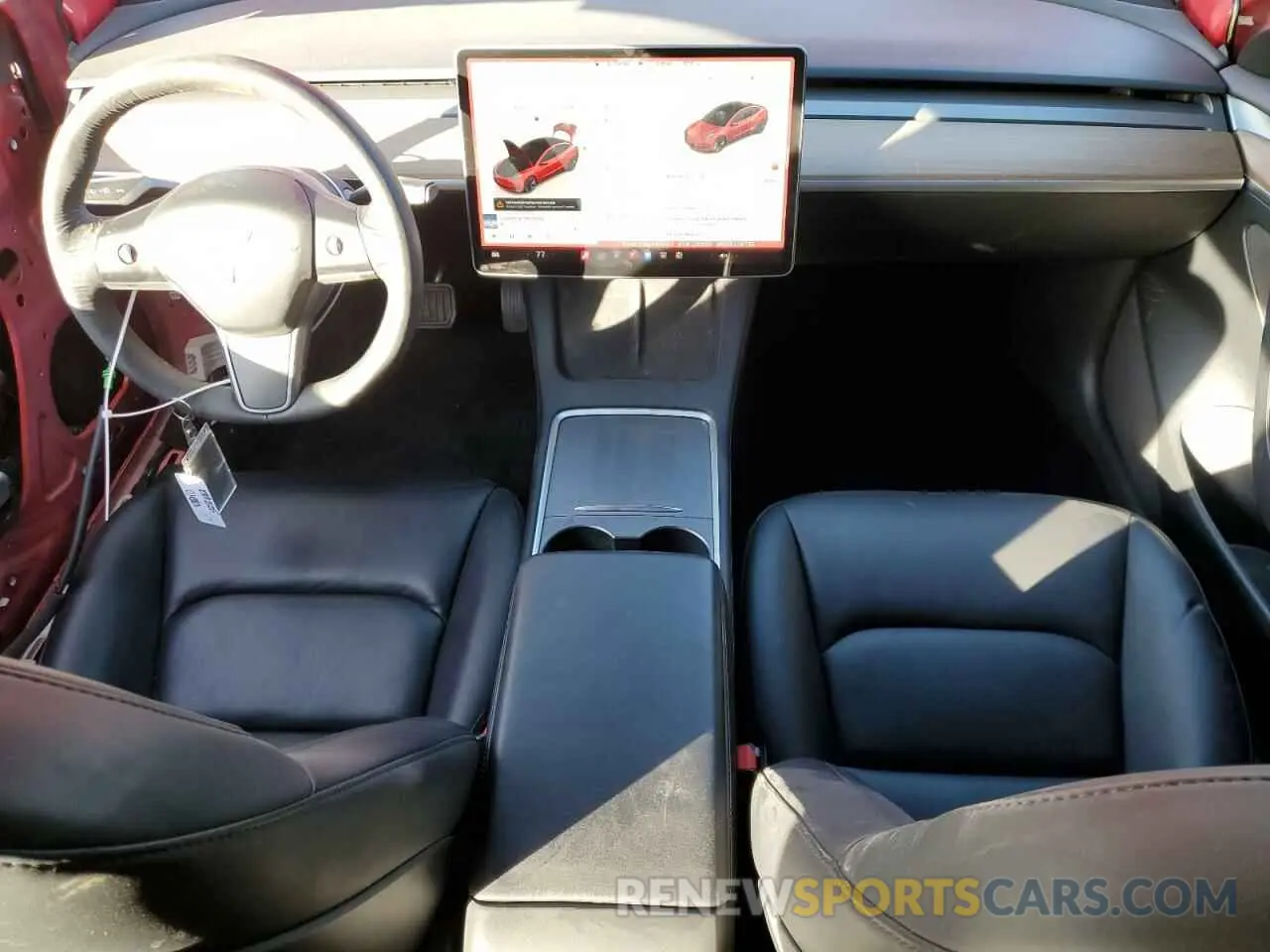 8 fotografías del automóvil dañado 5YJ3E1EB9PF610537 TESLA MODEL 3 2023