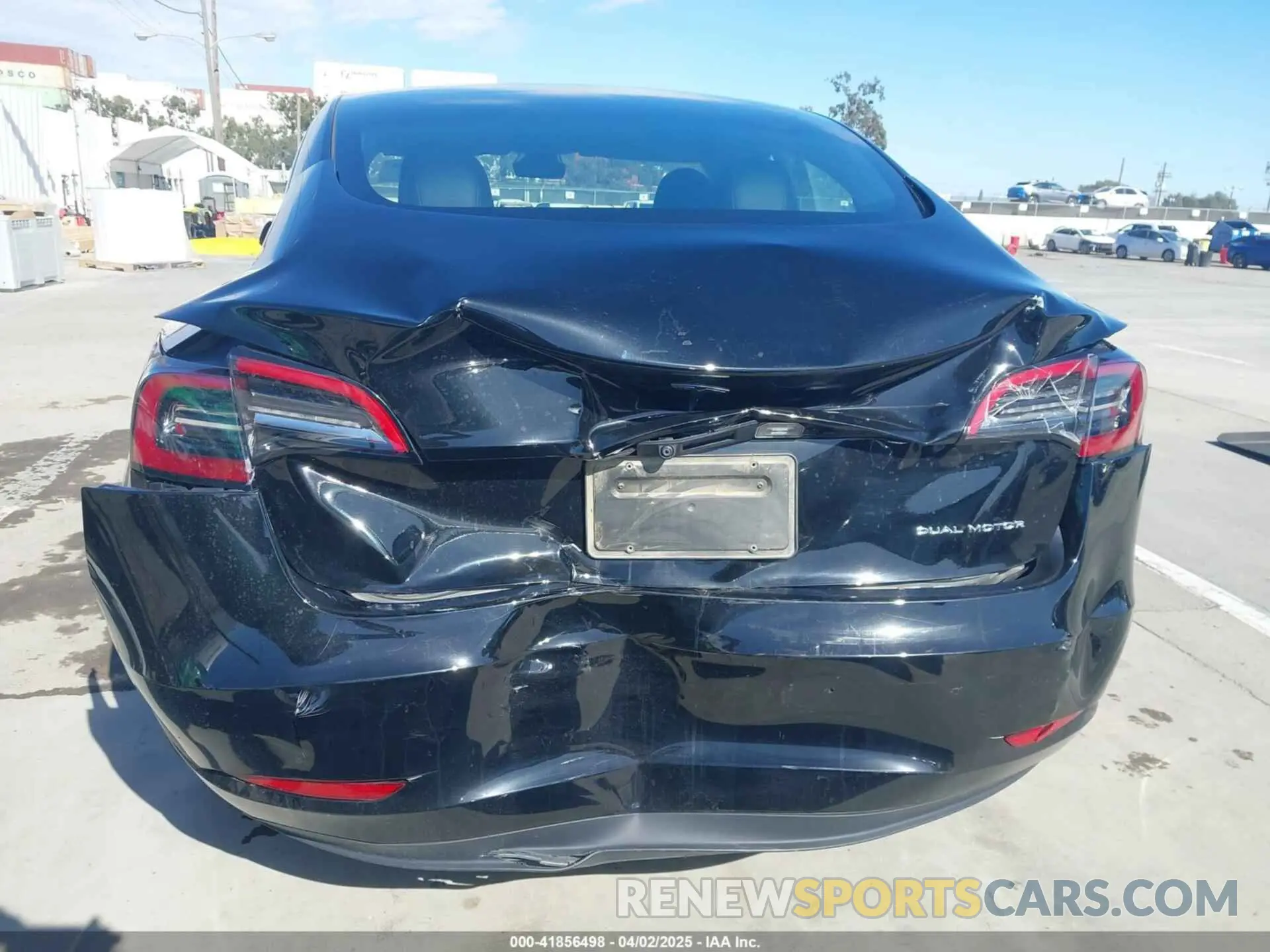 6 fotografías del automóvil dañado 5YJ3E1EB9PF680071 TESLA MODEL 3 2023