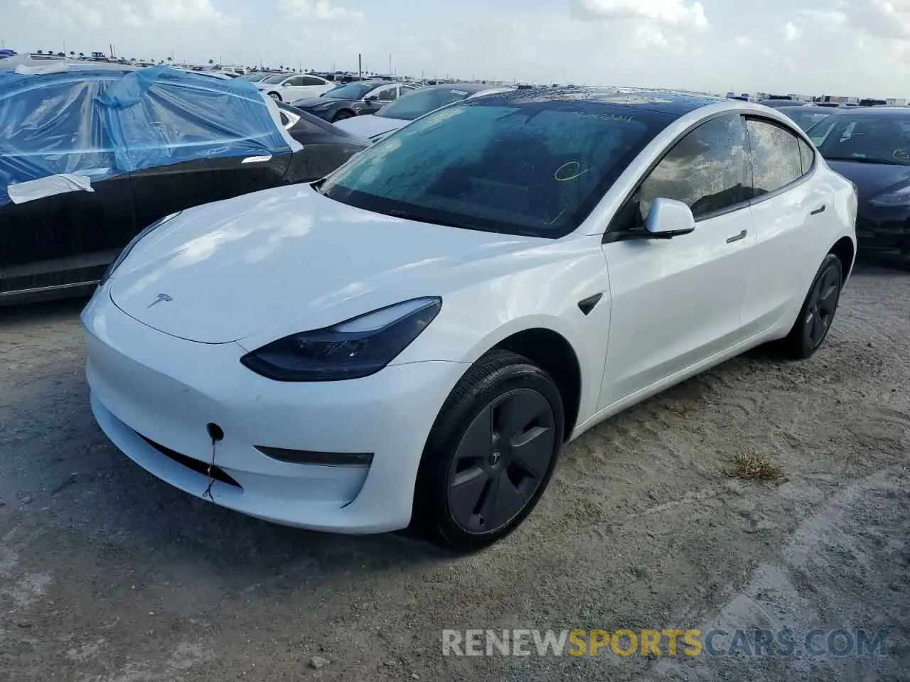 1 fotografías del automóvil dañado 5YJ3E1EB9PF701484 TESLA MODEL 3 2023