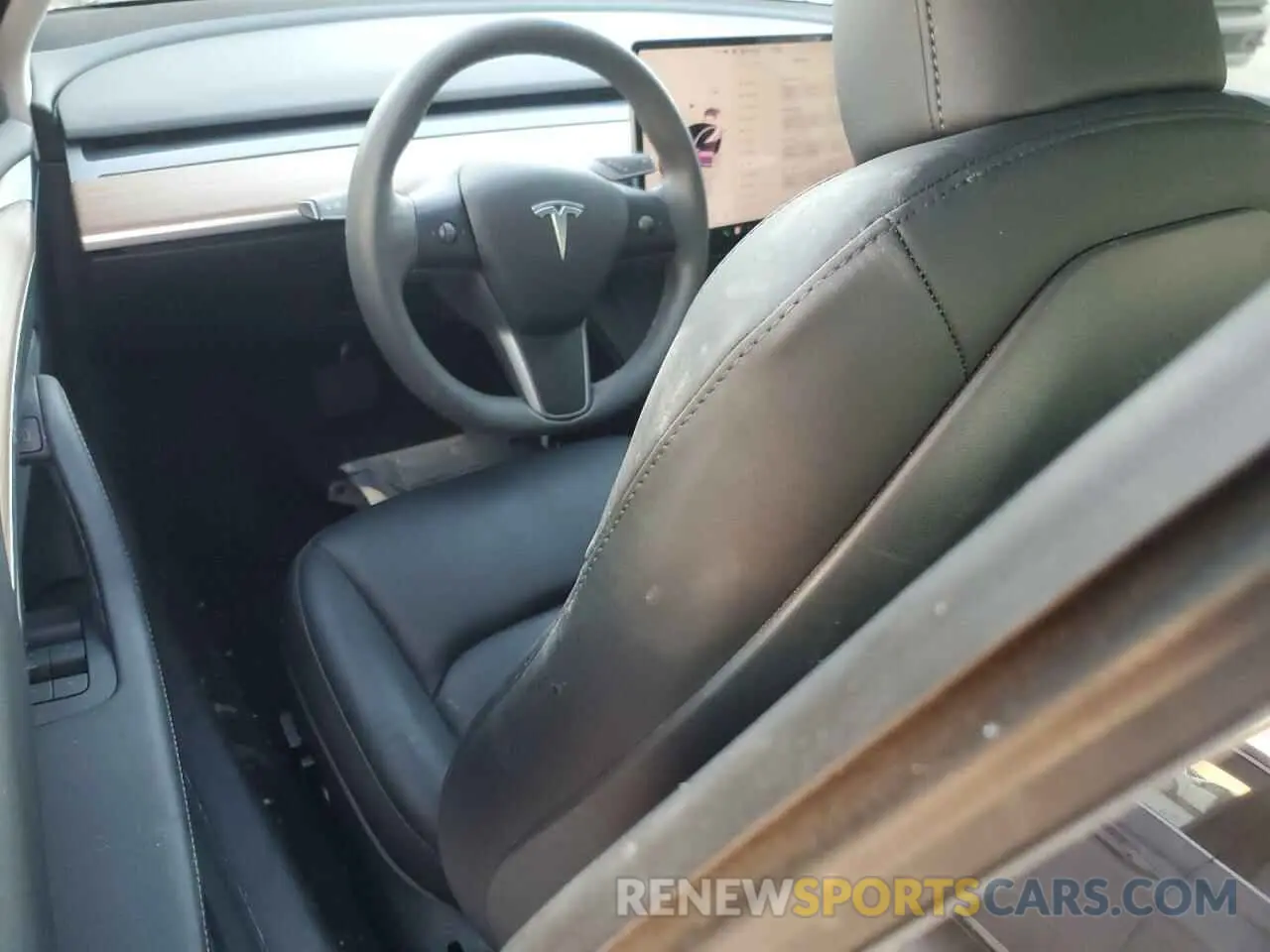 8 fotografías del automóvil dañado 5YJ3E1EB9PF701484 TESLA MODEL 3 2023