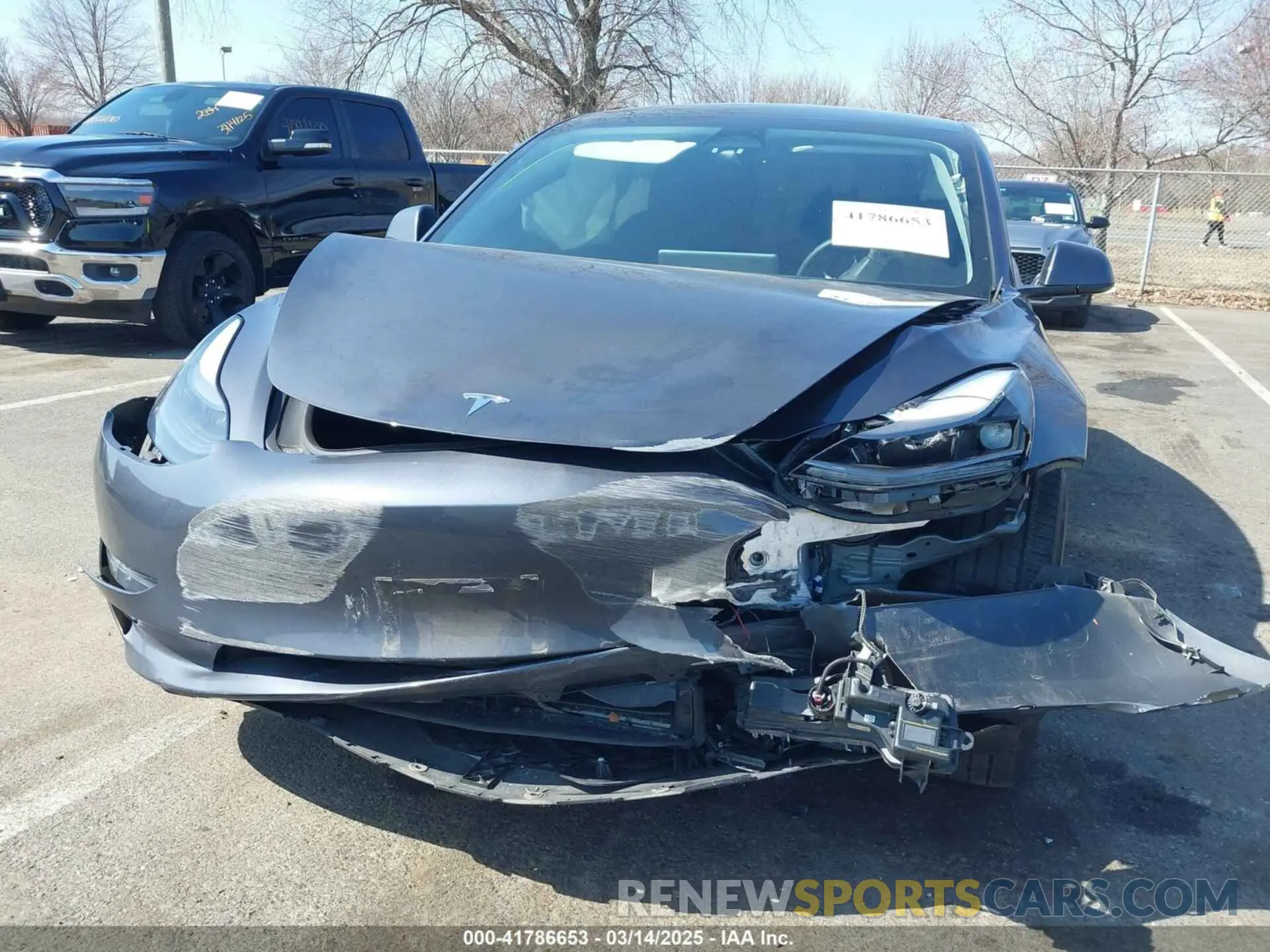 6 fotografías del automóvil dañado 5YJ3E1EBXPF391507 TESLA MODEL 3 2023