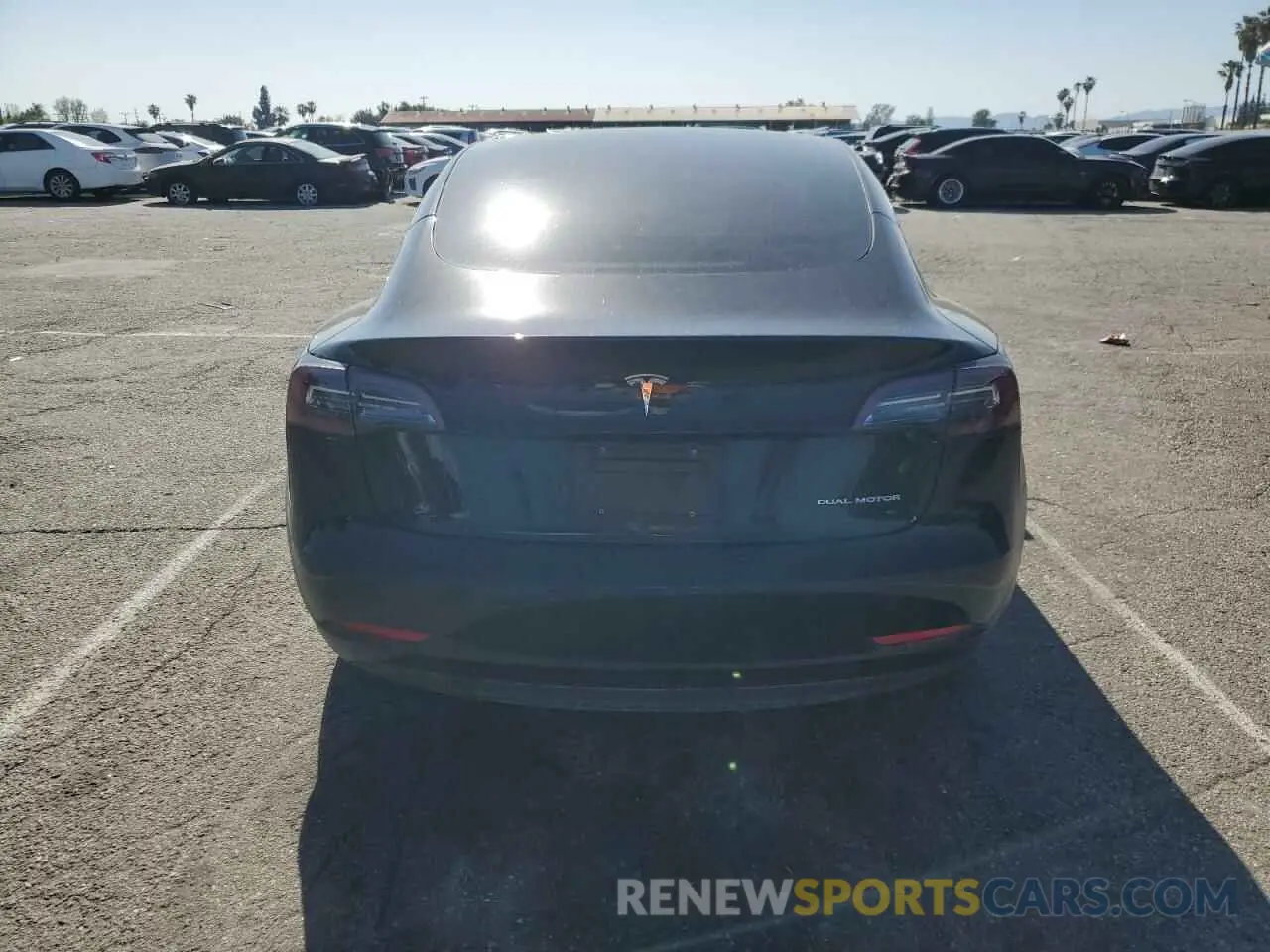 6 fotografías del automóvil dañado 5YJ3E1EBXPF462771 TESLA MODEL 3 2023