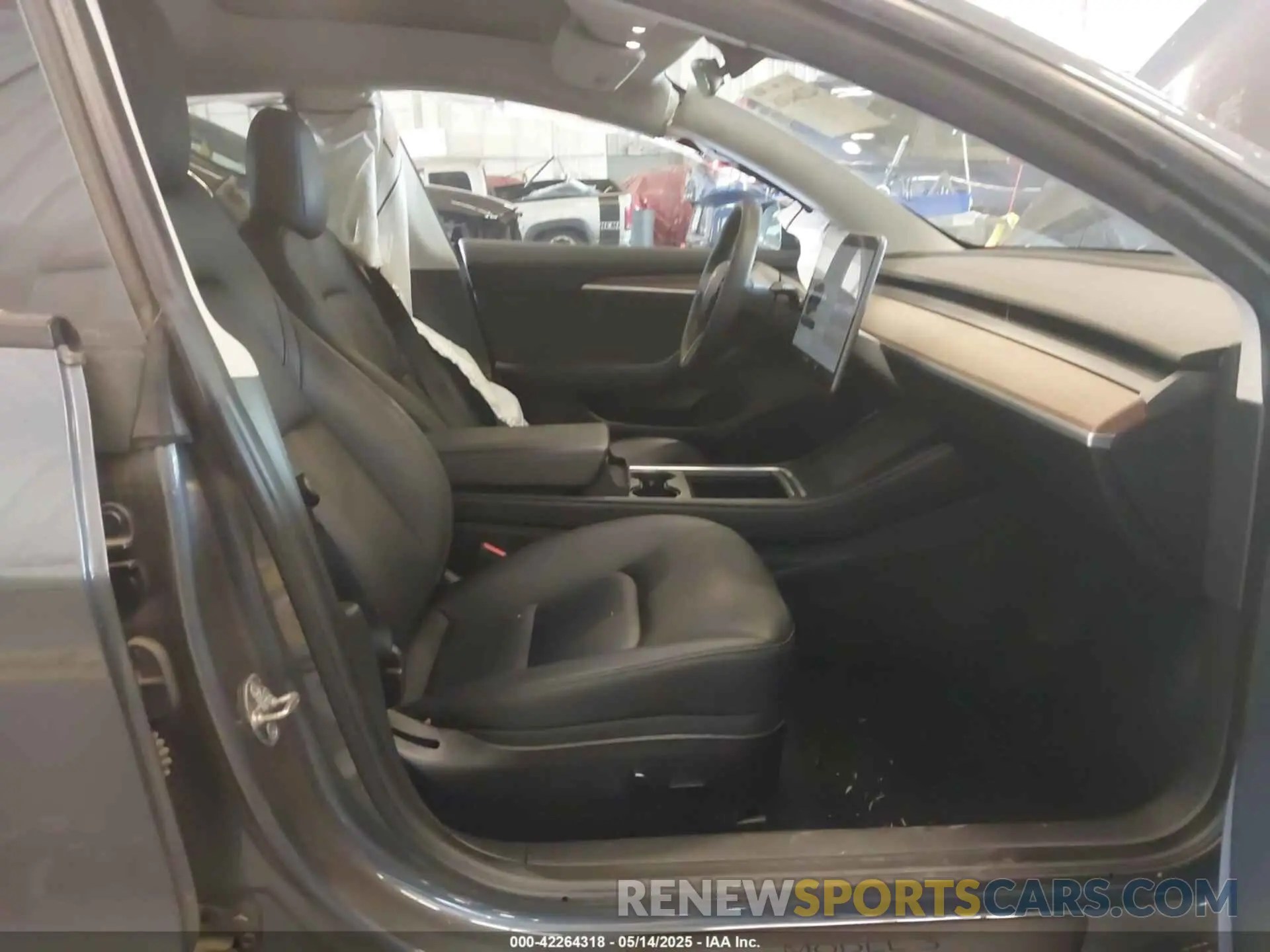 5 fotografías del automóvil dañado 5YJ3E1EBXPF468036 TESLA MODEL 3 2023