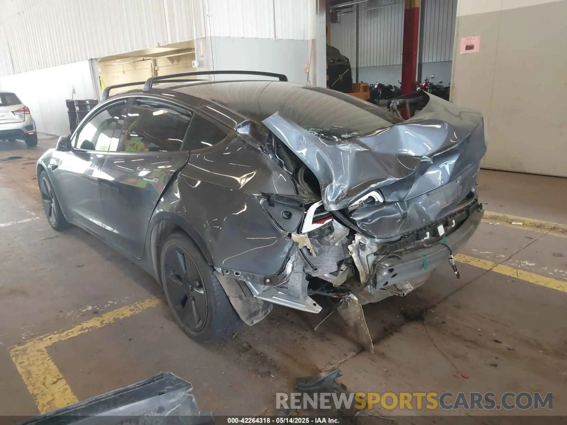 6 fotografías del automóvil dañado 5YJ3E1EBXPF468036 TESLA MODEL 3 2023