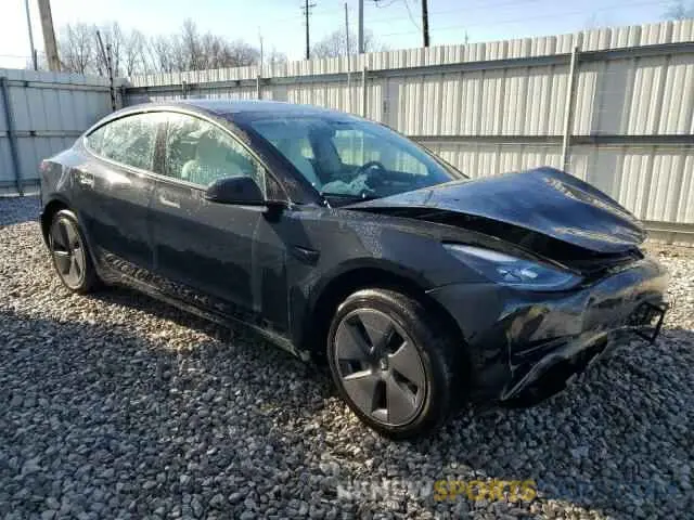 4 fotografías del automóvil dañado 5YJ3E1EBXPF594025 TESLA MODEL 3 2023