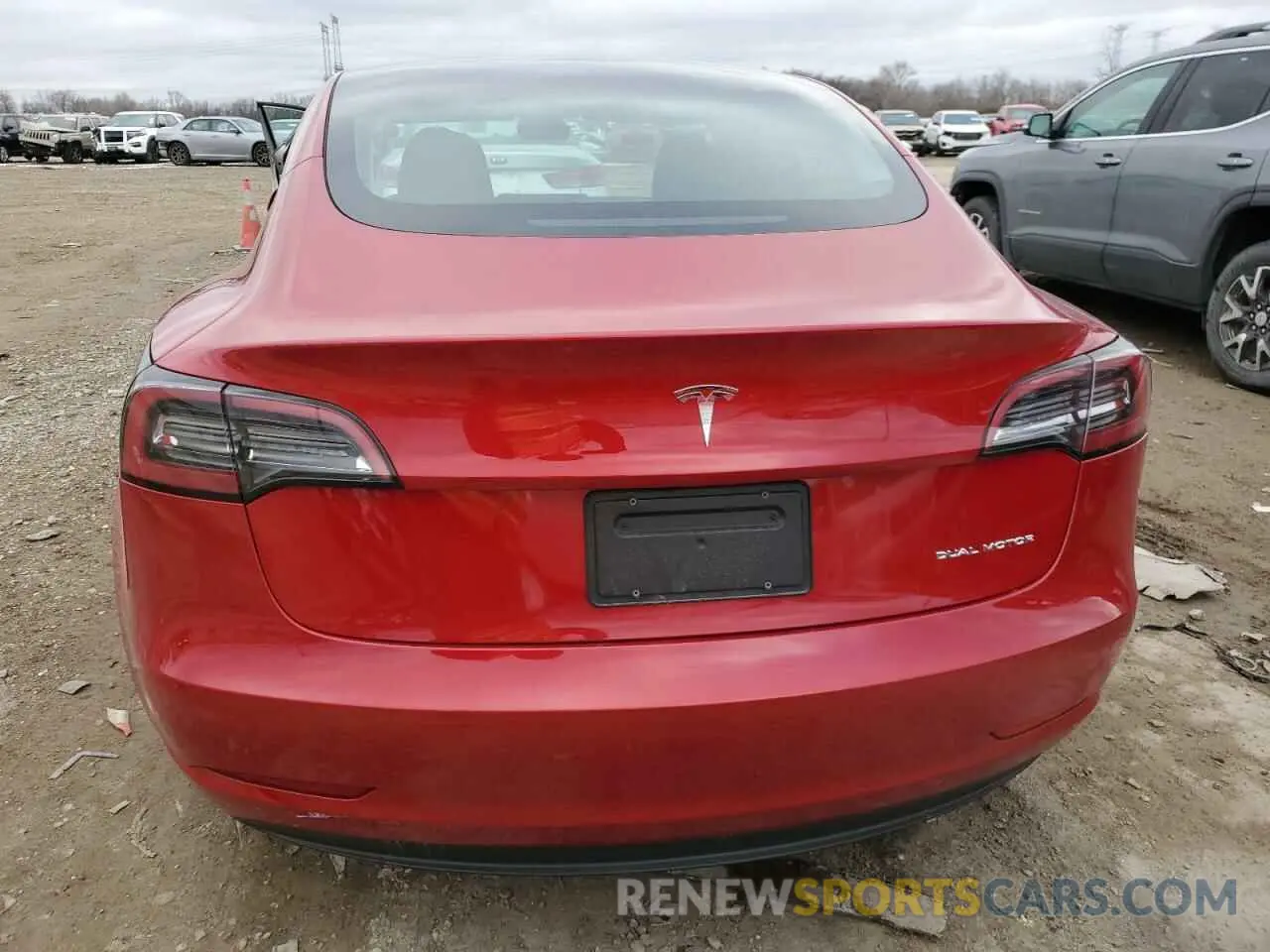 6 fotografías del automóvil dañado 5YJ3E1EBXPF636807 TESLA MODEL 3 2023