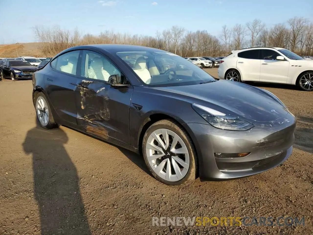 4 fotografías del automóvil dañado 5YJ3E1EBXPF660900 TESLA MODEL 3 2023