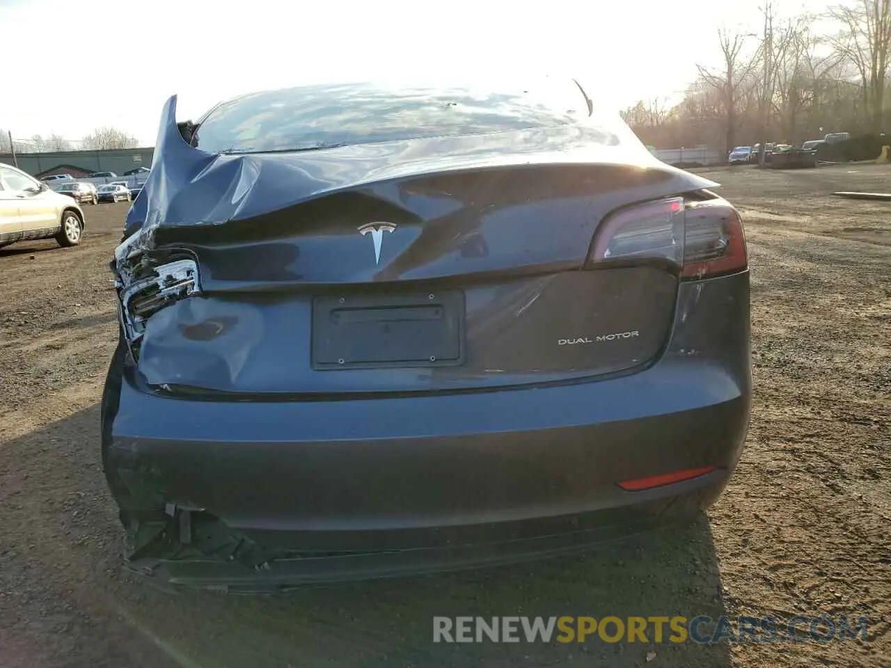 6 fotografías del automóvil dañado 5YJ3E1EBXPF660900 TESLA MODEL 3 2023