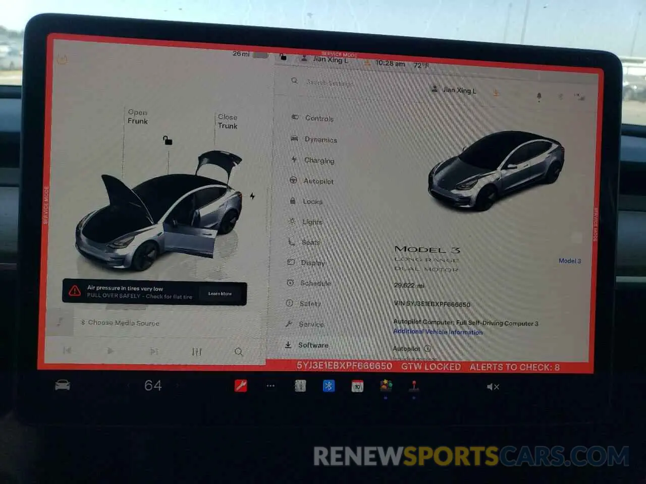 9 fotografías del automóvil dañado 5YJ3E1EBXPF666650 TESLA MODEL 3 2023