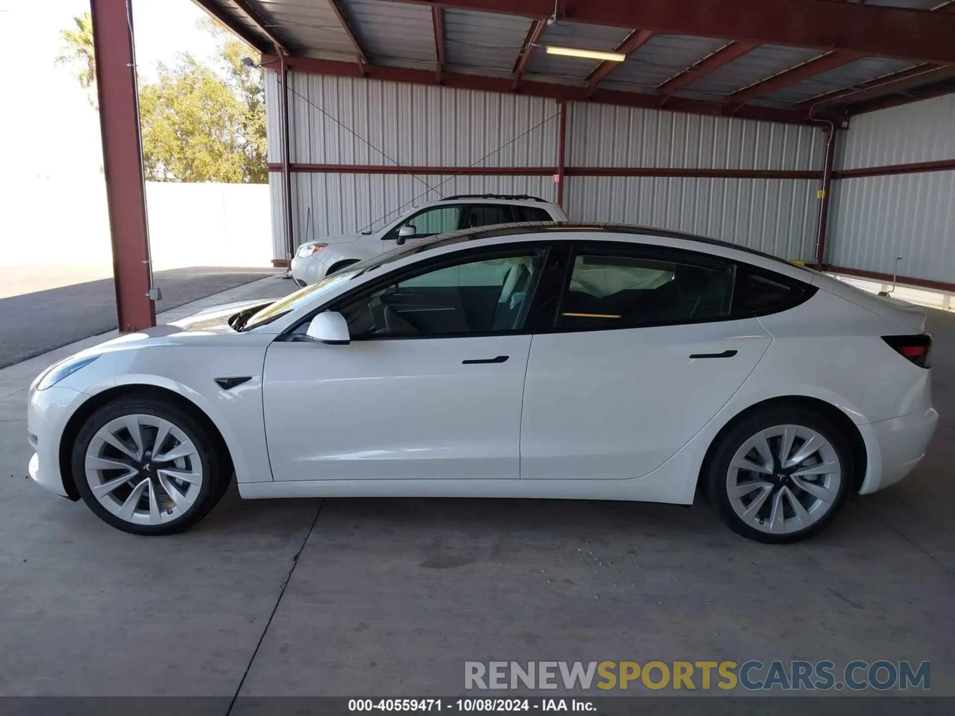 14 fotografías del automóvil dañado 5YJ3E1EBXPF714860 TESLA MODEL 3 2023