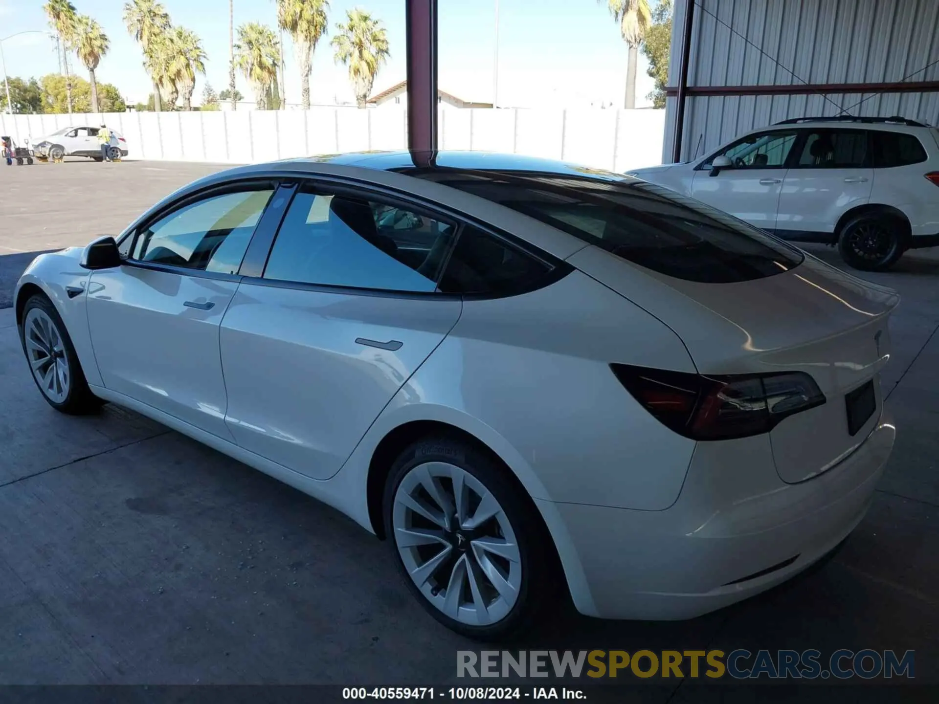3 fotografías del automóvil dañado 5YJ3E1EBXPF714860 TESLA MODEL 3 2023
