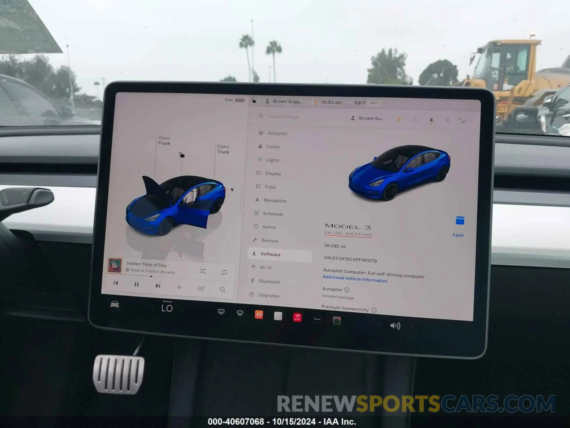 17 fotografías del automóvil dañado 5YJ3E1EC0PF461279 TESLA MODEL 3 2023