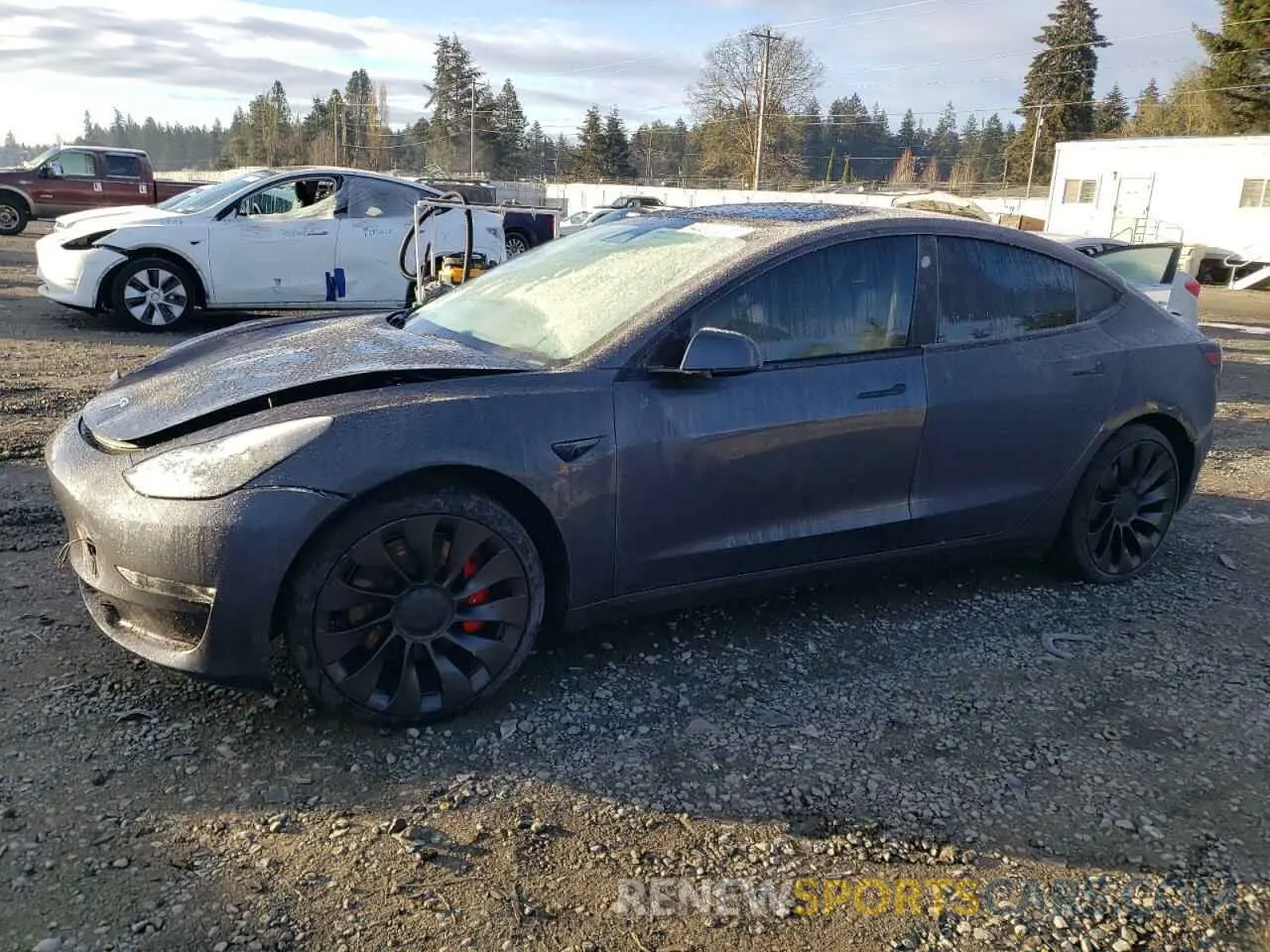1 fotografías del automóvil dañado 5YJ3E1EC0PF708624 TESLA MODEL 3 2023