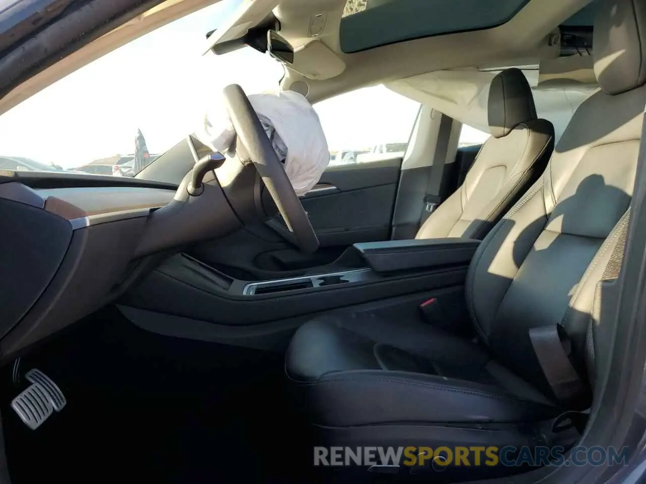 7 fotografías del automóvil dañado 5YJ3E1EC1PF495943 TESLA MODEL 3 2023