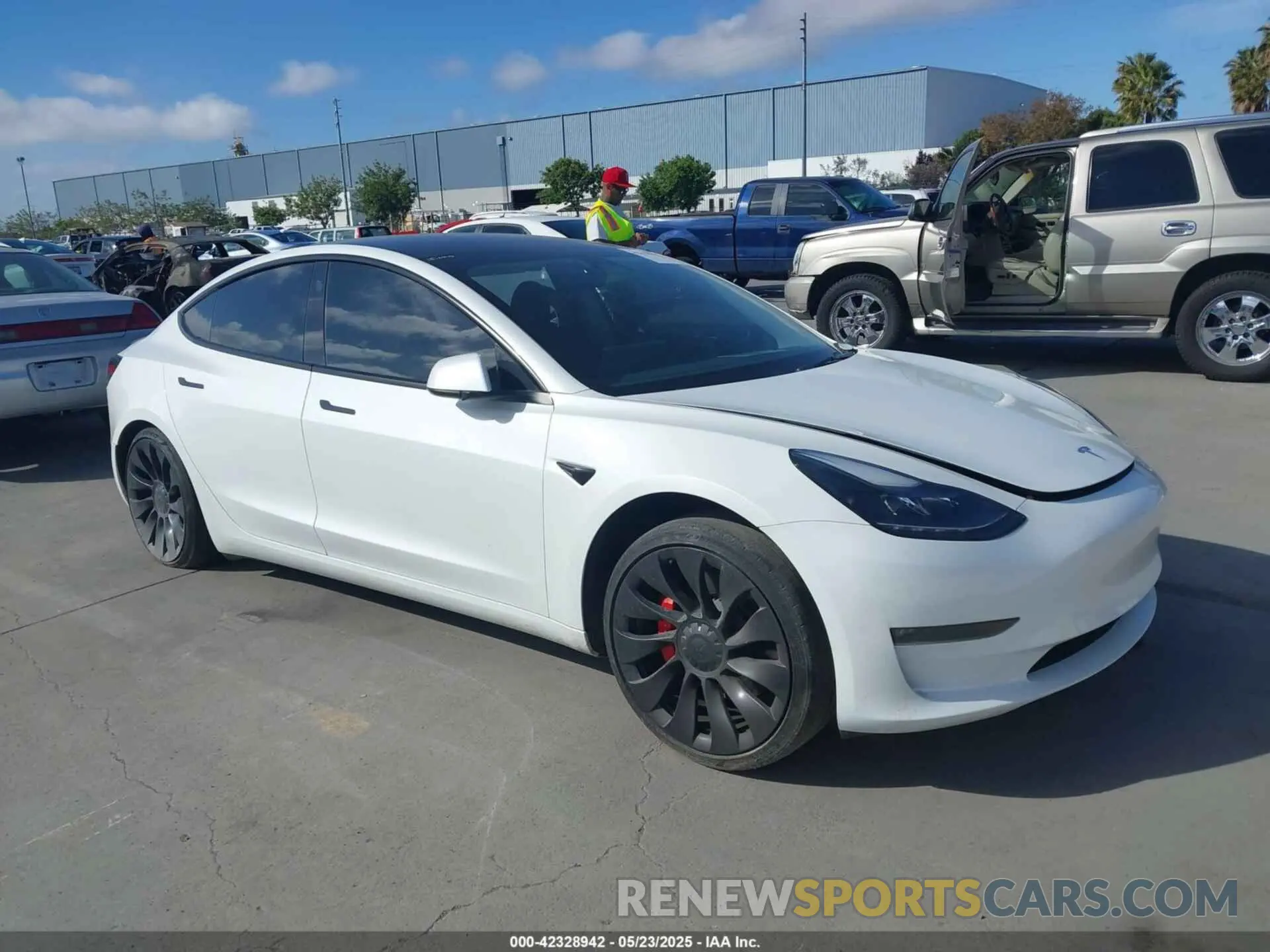 1 fotografías del automóvil dañado 5YJ3E1EC1PF608354 TESLA MODEL 3 2023