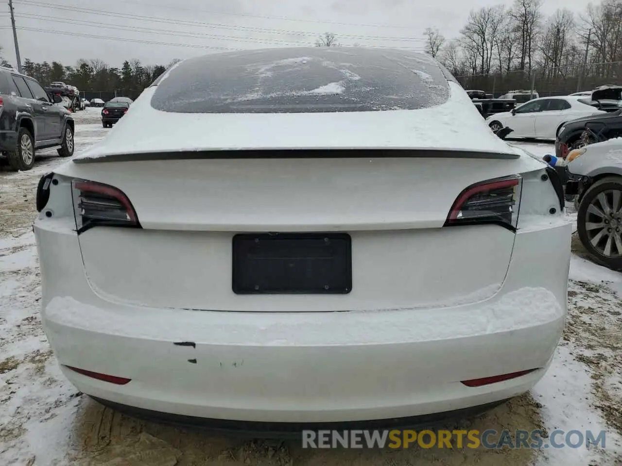 6 fotografías del automóvil dañado 5YJ3E1EC1PF609990 TESLA MODEL 3 2023