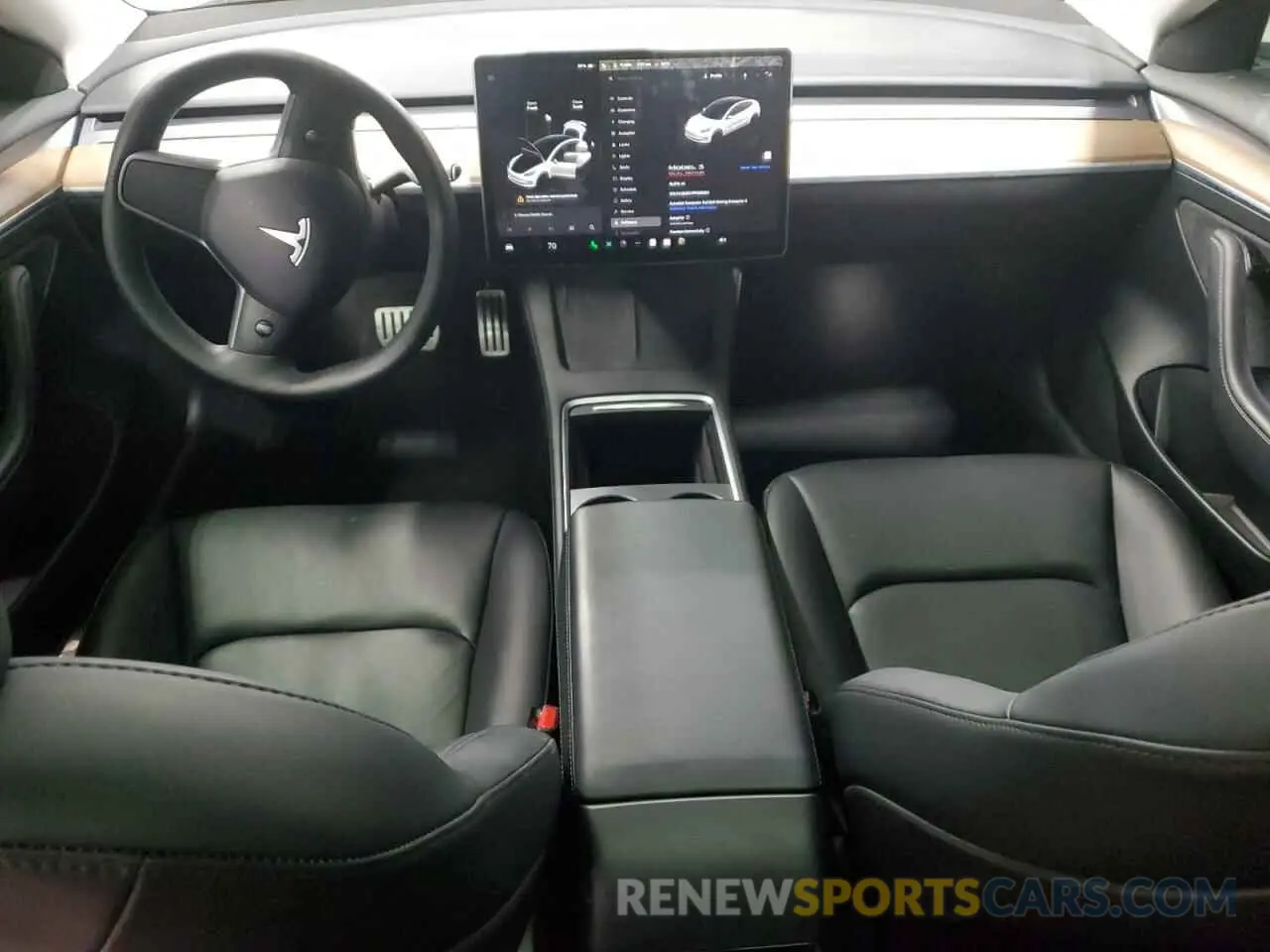 8 fotografías del automóvil dañado 5YJ3E1EC1PF695933 TESLA MODEL 3 2023