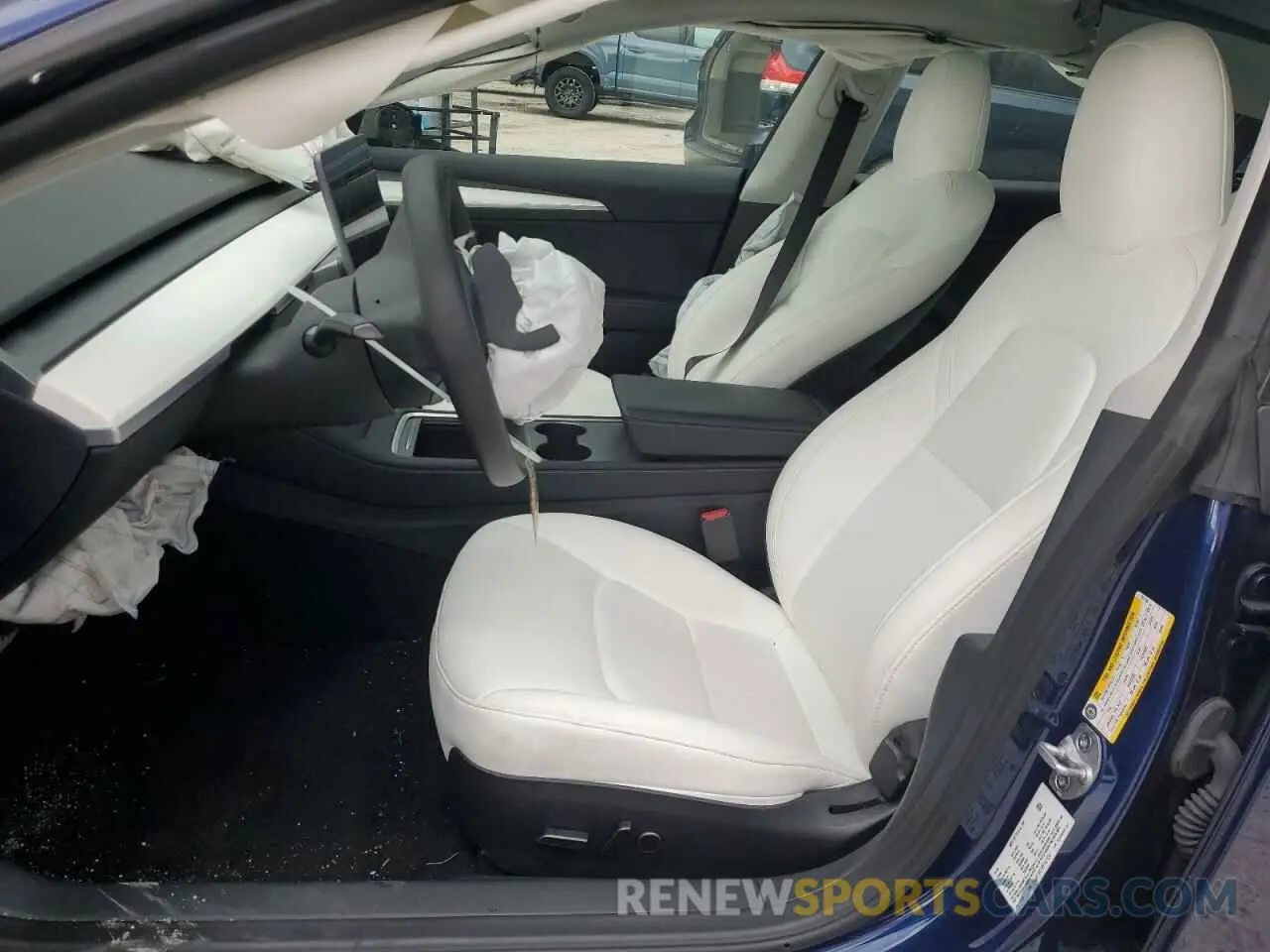7 fotografías del automóvil dañado 5YJ3E1EC1PF707126 TESLA MODEL 3 2023