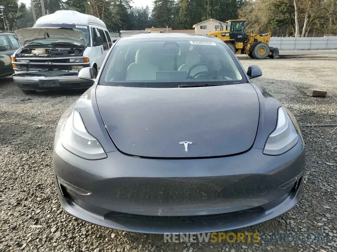 5 fotografías del automóvil dañado 5YJ3E1EC2PF398735 TESLA MODEL 3 2023
