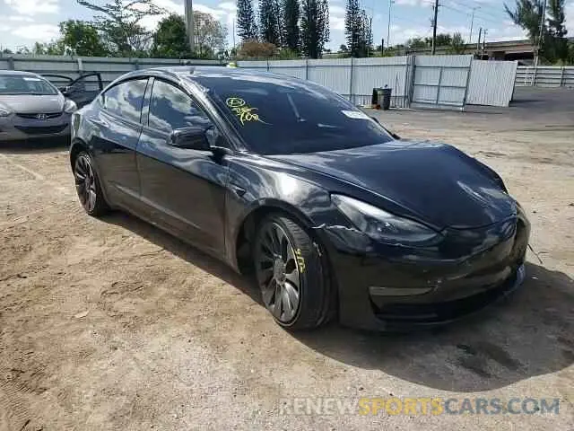 10 fotografías del automóvil dañado 5YJ3E1EC2PF406218 TESLA MODEL 3 2023