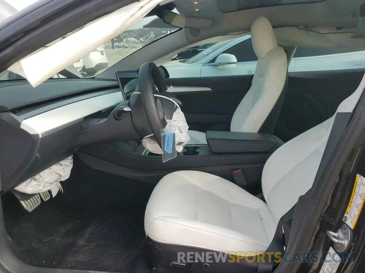 7 fotografías del automóvil dañado 5YJ3E1EC2PF406218 TESLA MODEL 3 2023
