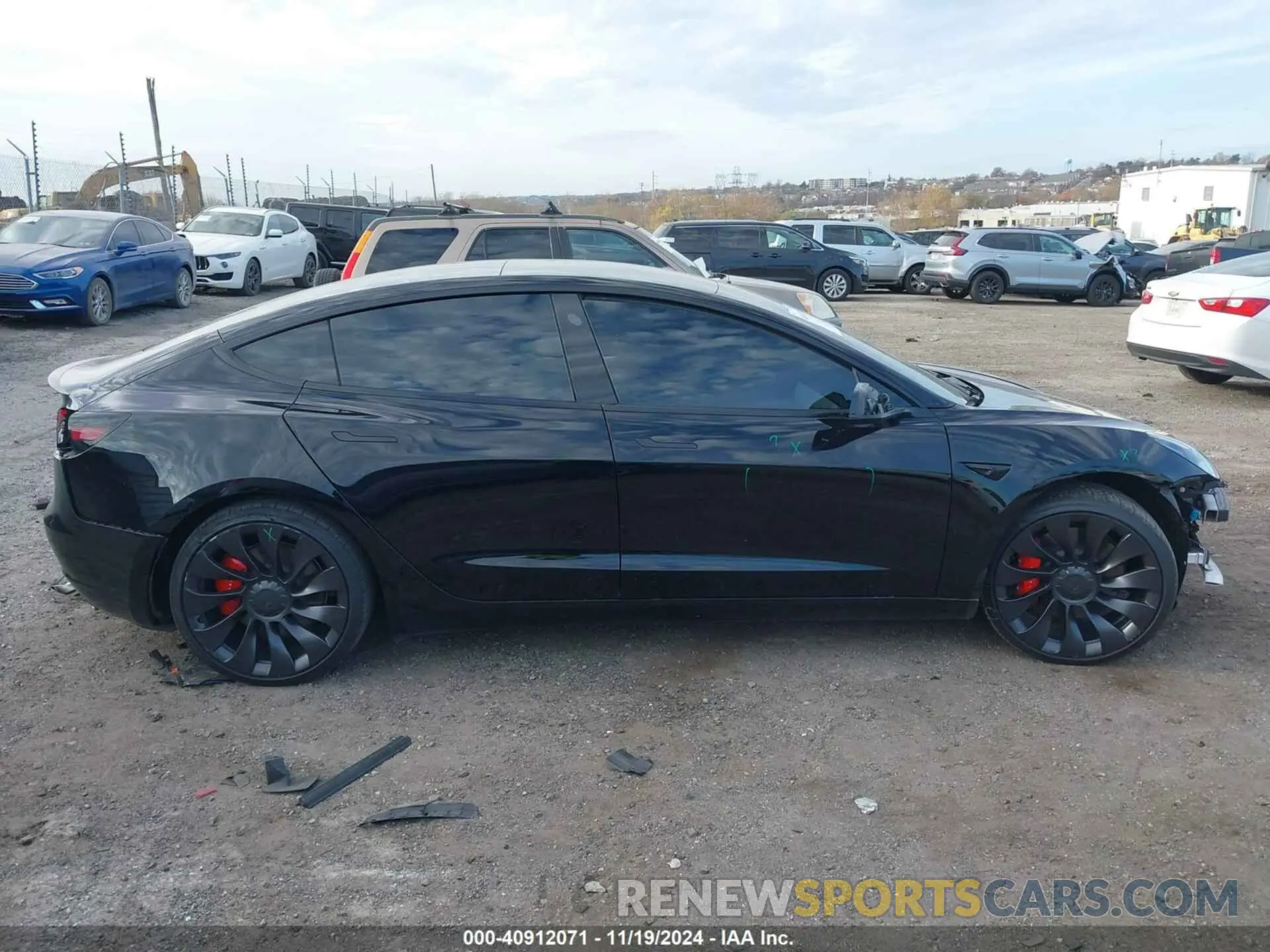 12 fotografías del automóvil dañado 5YJ3E1EC2PF506531 TESLA MODEL 3 2023