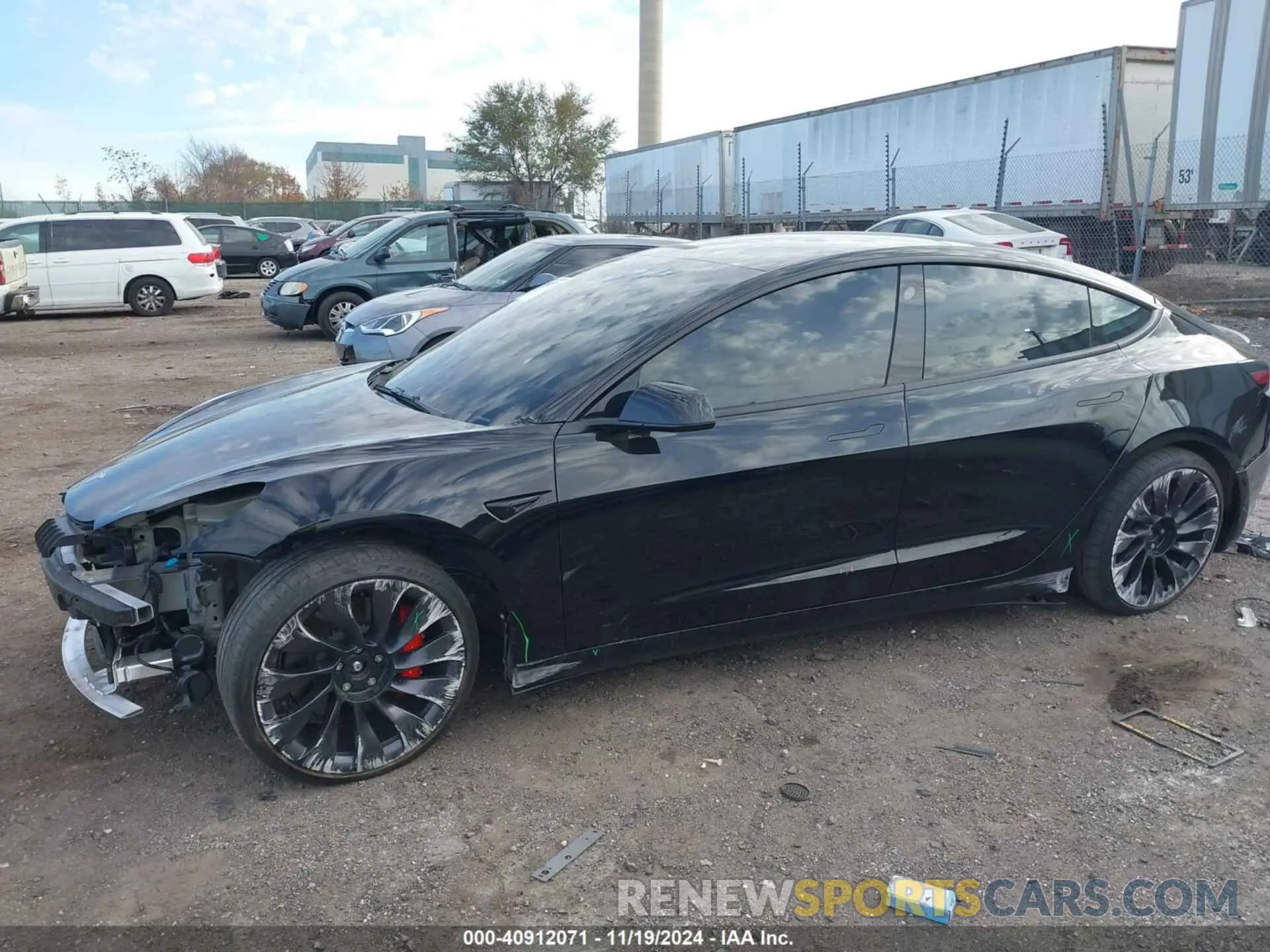 13 fotografías del automóvil dañado 5YJ3E1EC2PF506531 TESLA MODEL 3 2023