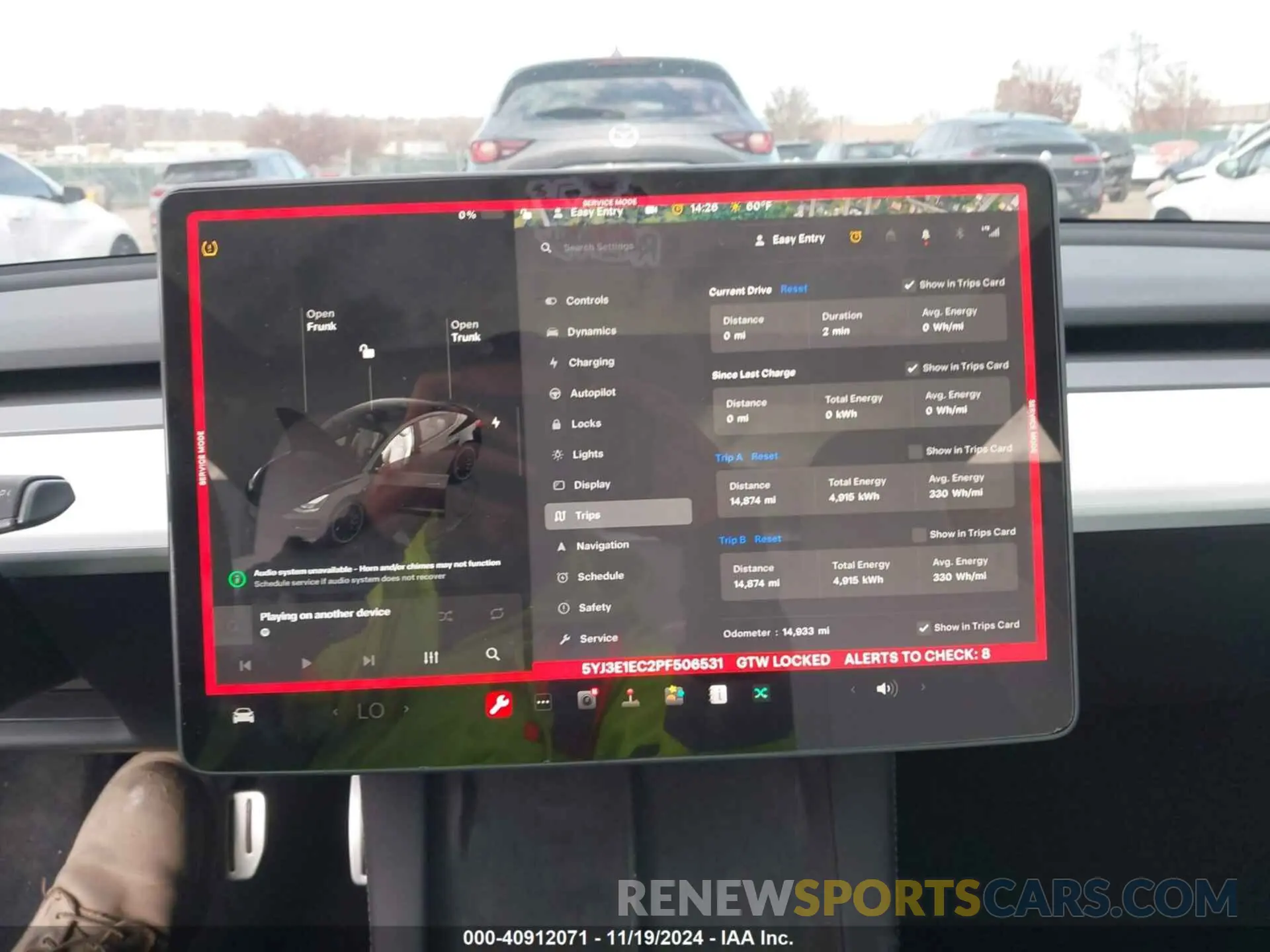 17 fotografías del automóvil dañado 5YJ3E1EC2PF506531 TESLA MODEL 3 2023