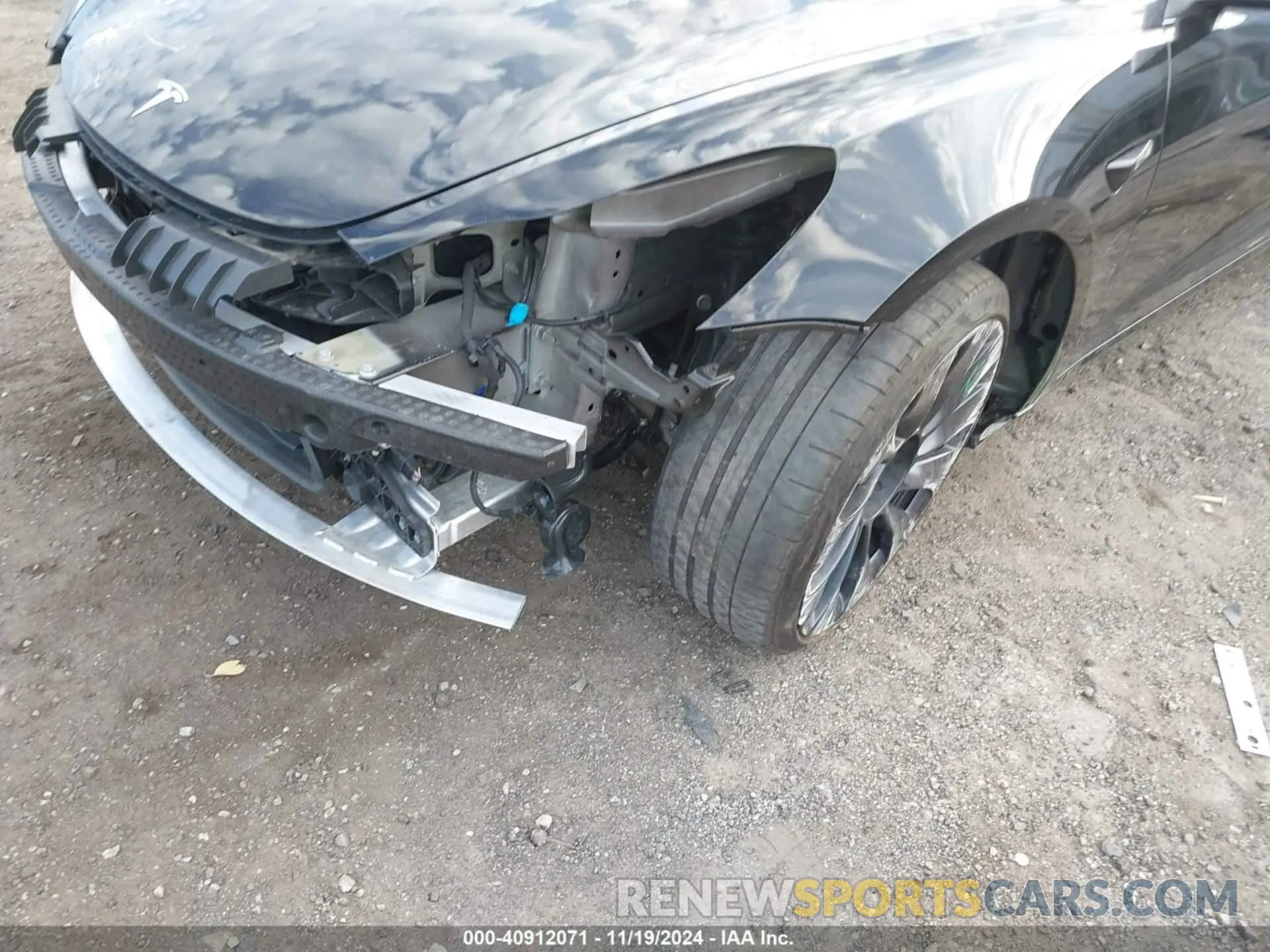 6 fotografías del automóvil dañado 5YJ3E1EC2PF506531 TESLA MODEL 3 2023